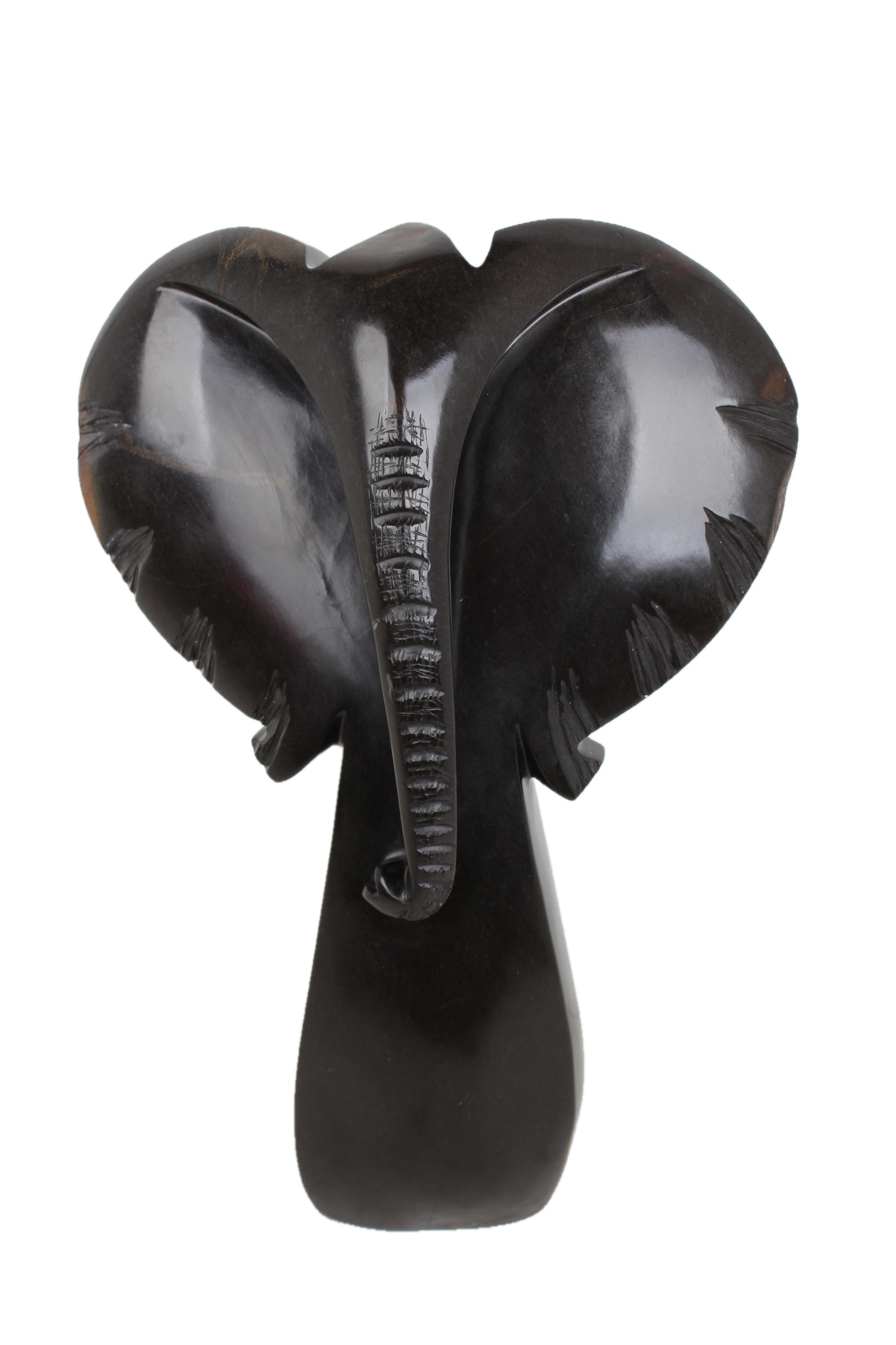 Shona Tribe Springstone Elephant ~31.5