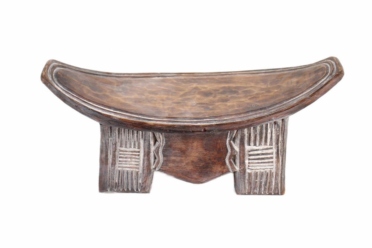 Ashanti Tribe Wooden Stools ~9.1" Tall (New 2026) - Furniture