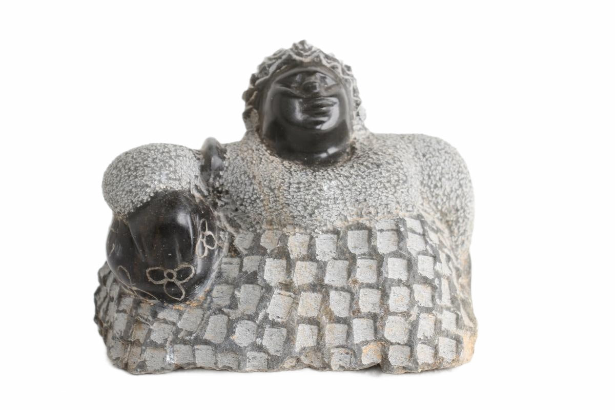 Shona Tribe Springstone Fat Mamas ~7.1" Tall (New 2026) - Sculpture & Statuary