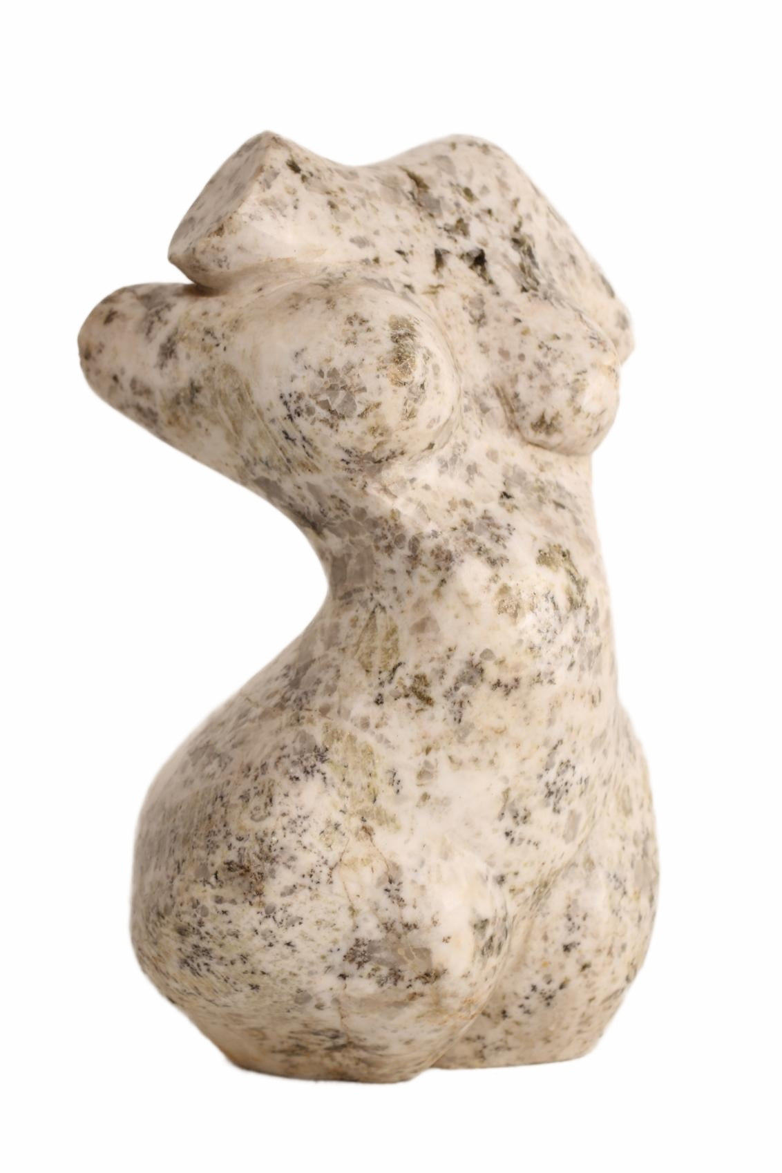 Shona Tribe Dolomite Female Torsos ~11.8" Tall (New 2026) - Sculpture & Statuary