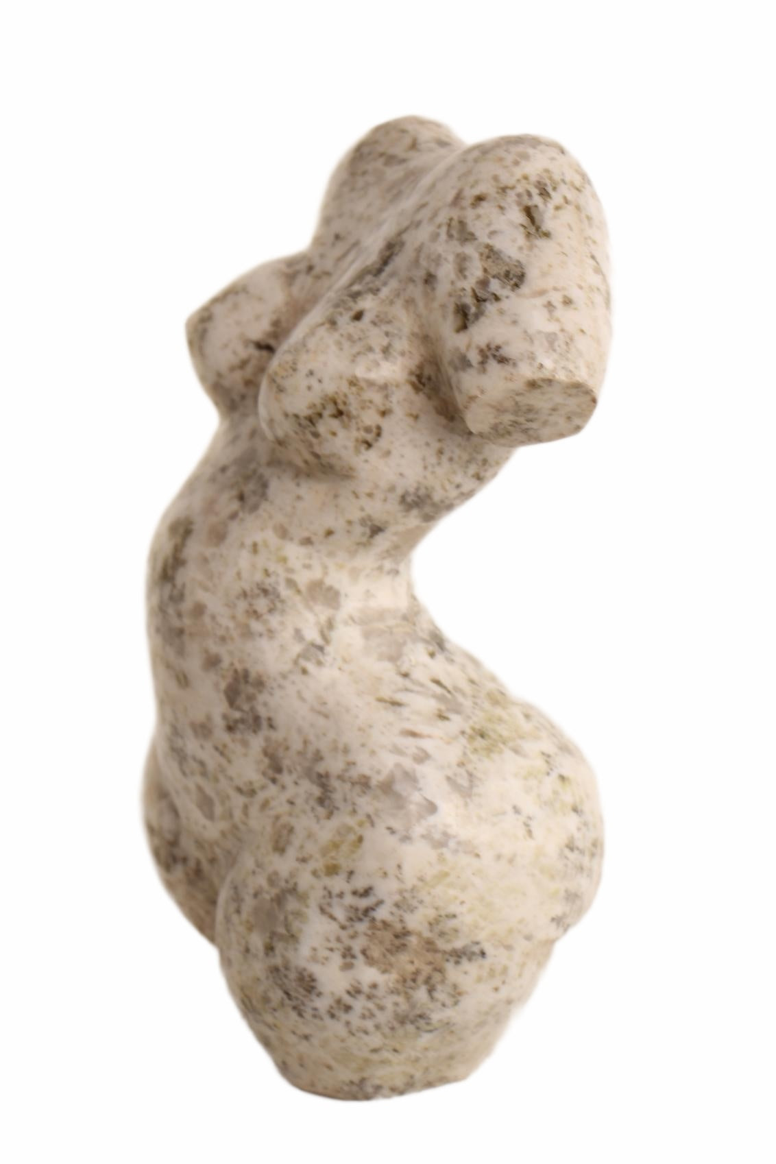 Shona Tribe Dolomite Female Torsos ~11.8" Tall (New 2026) - Sculpture & Statuary