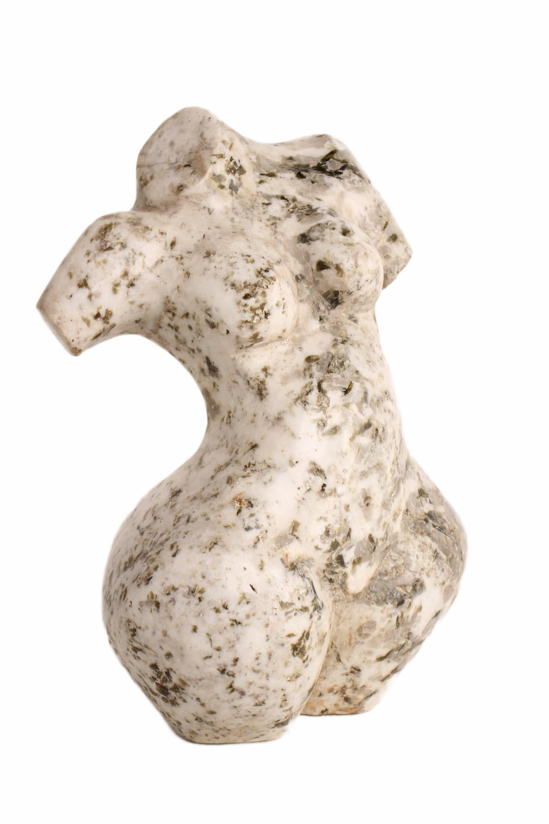 Shona Tribe Dolomite Female Torsos ~13.0" Tall (New 2026) - Sculpture & Statuary