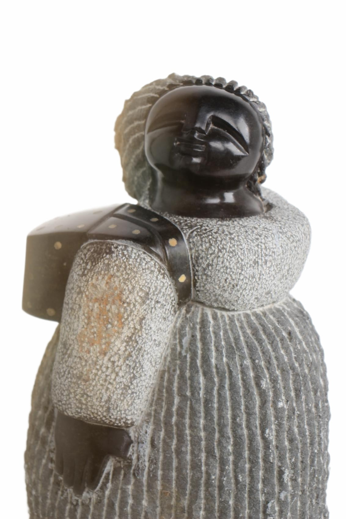 Shona Tribe Springstone Fat Mamas ~14.6" Tall (New 2026) - Sculpture & Statuary