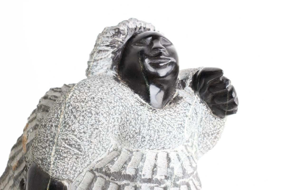 Shona Tribe Springstone Fat Mamas ~14.2" Tall (New 2026) - Sculpture & Statuary