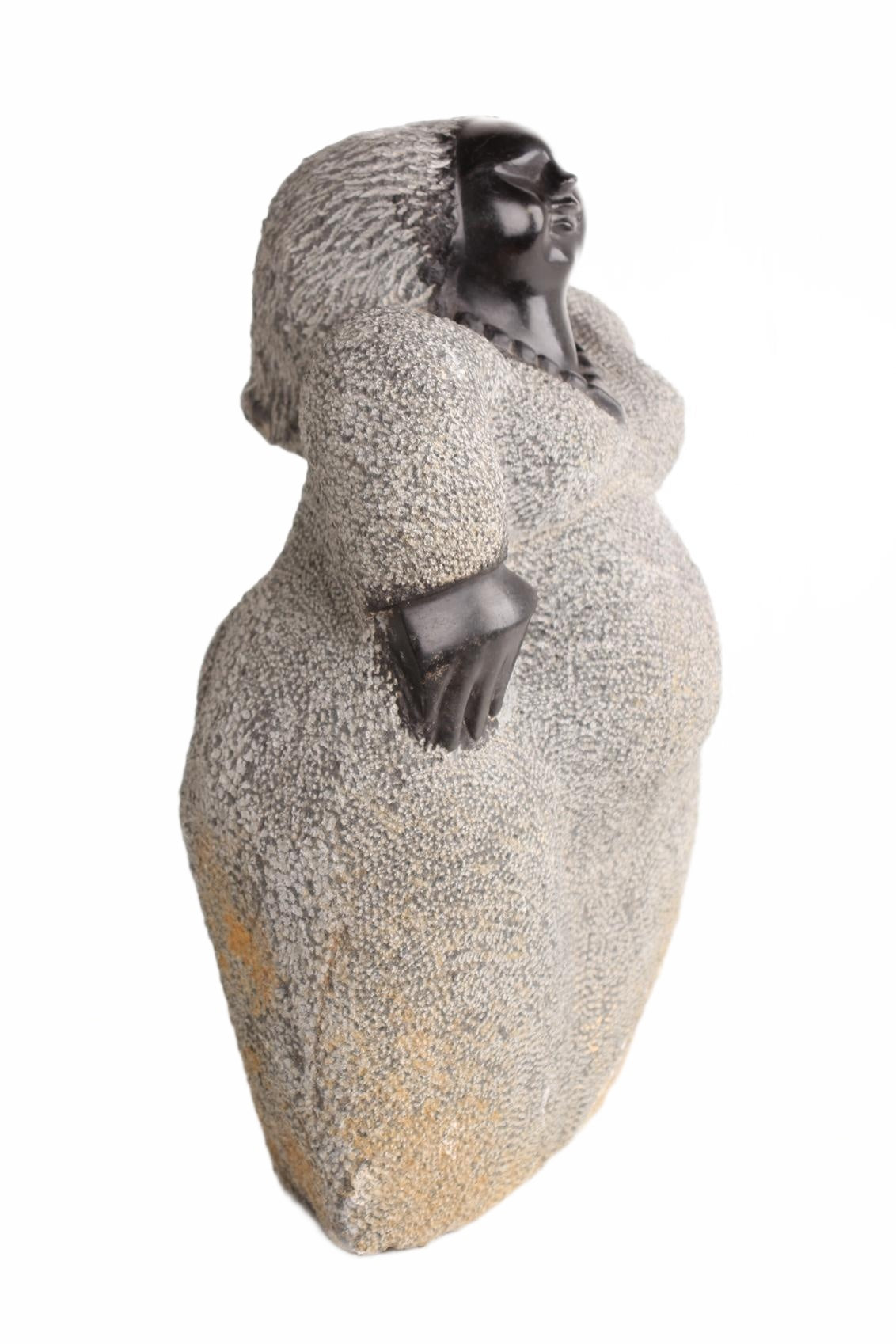 Shona Tribe Springstone Fat Mamas ~16.5" Tall (New 2026) - Sculpture & Statuary