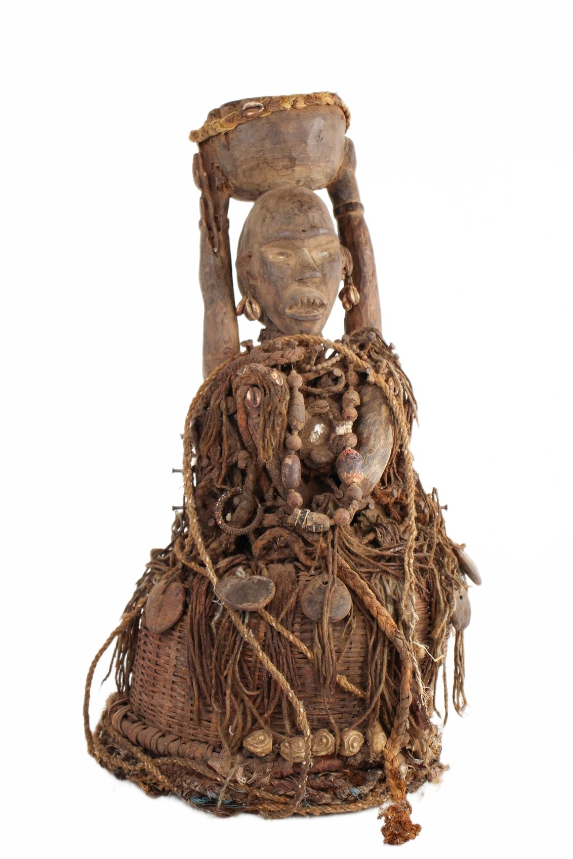 Basongye/Songye Tribe Fetish Statue ~28.3" Tall (New 2026) - Sculpture & Statuary