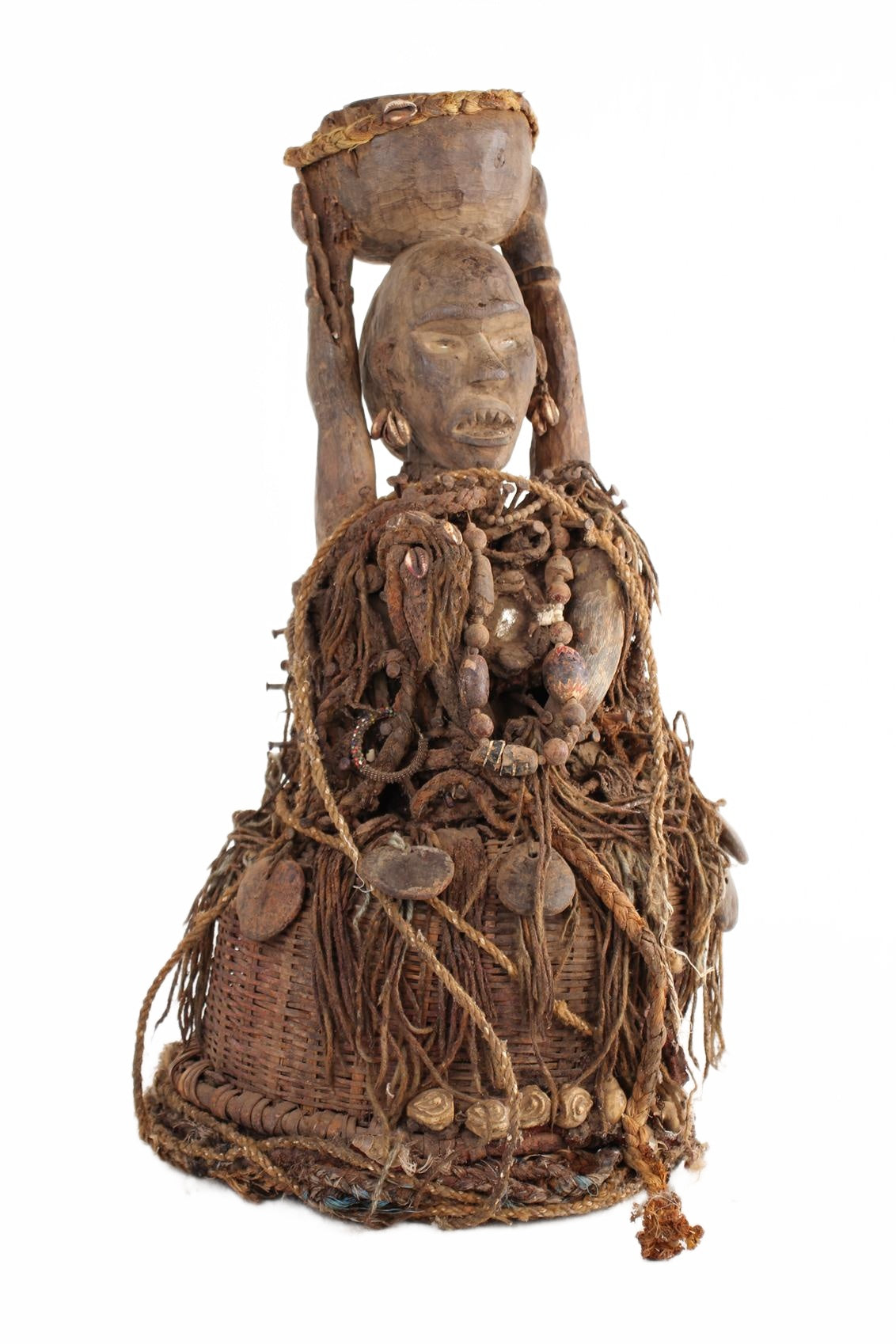 Basongye/Songye Tribe Fetish Statue ~28.3" Tall (New 2026) - Sculpture & Statuary