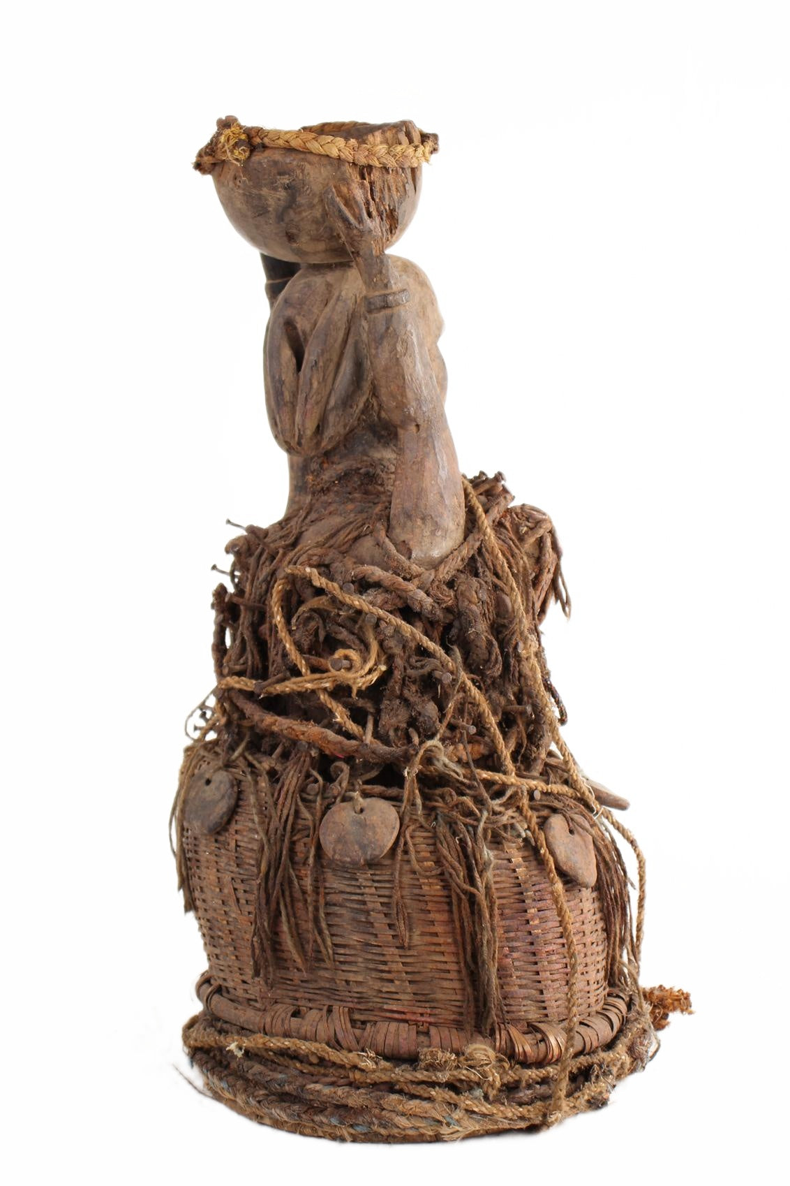 Basongye/Songye Tribe Fetish Statue ~28.3" Tall (New 2026) - Sculpture & Statuary
