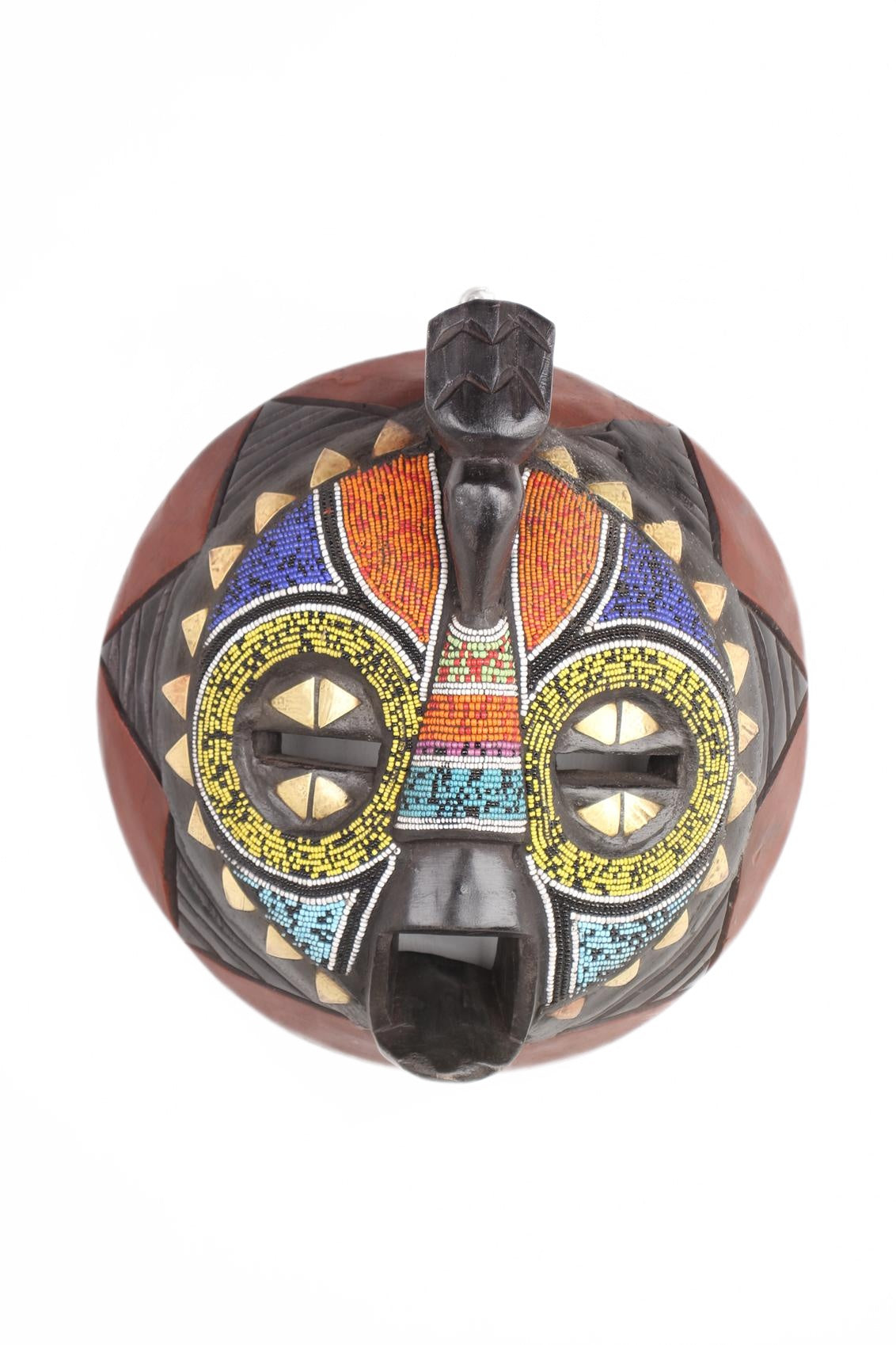 Ashanti Tribe Mask ~13.8" Tall (New 2026) - Masks