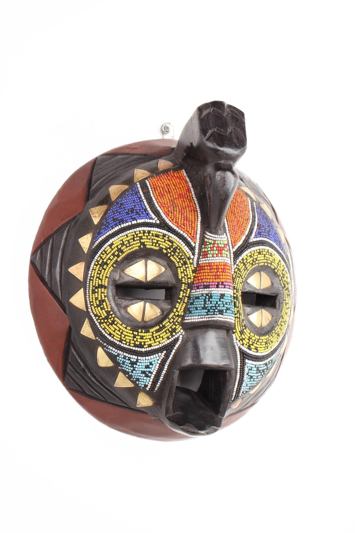Ashanti Tribe Mask ~13.8" Tall (New 2026) - Masks