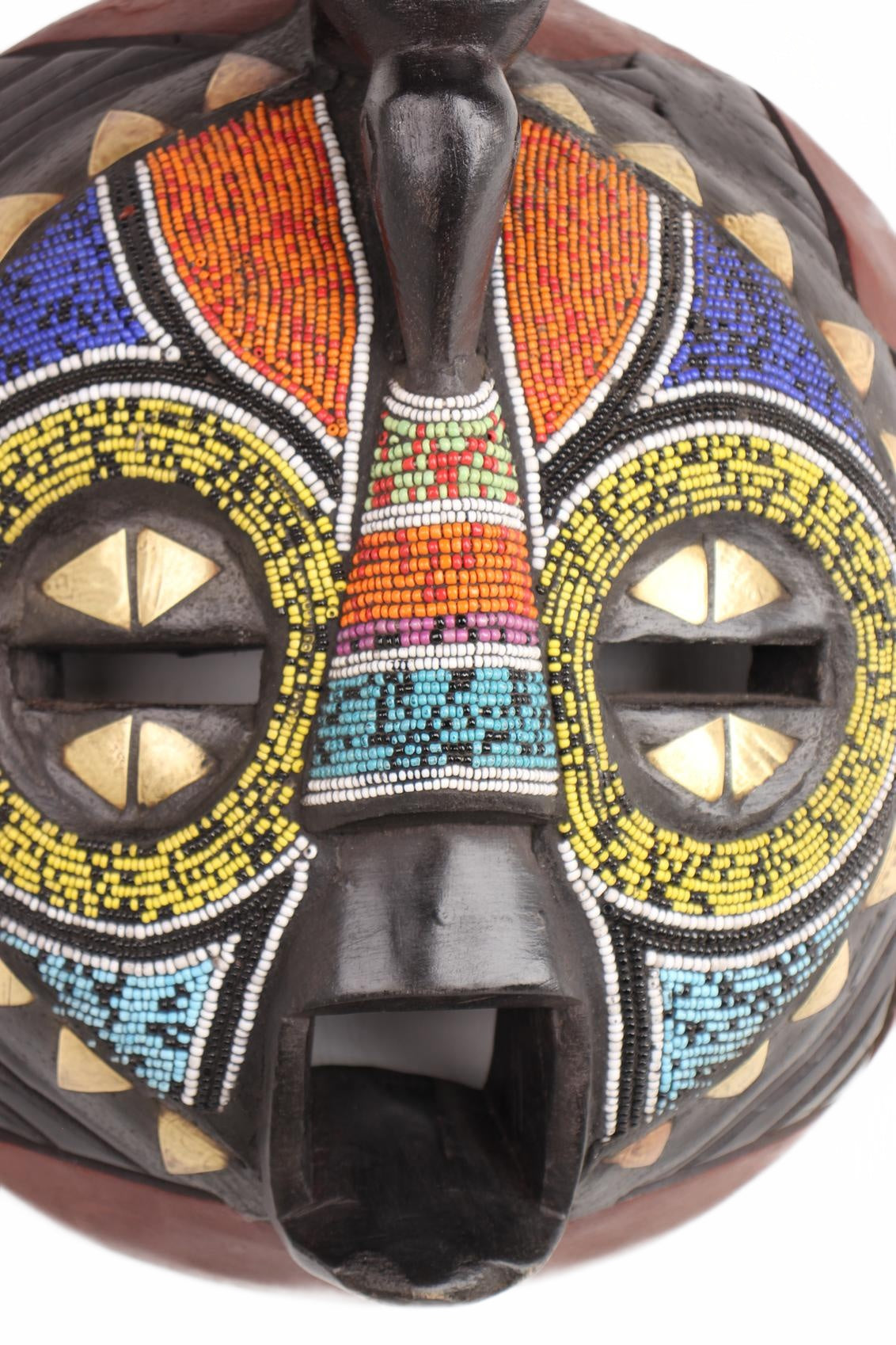 Ashanti Tribe Mask ~13.8" Tall (New 2026) - Masks
