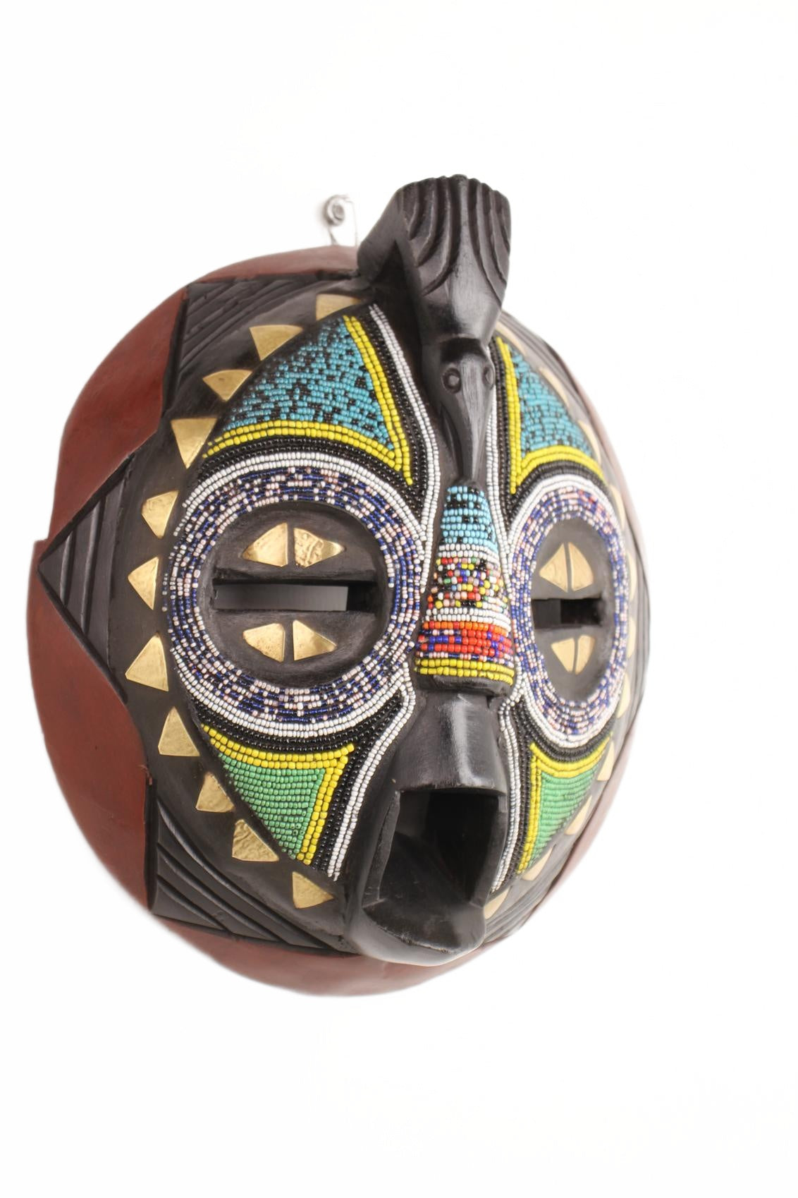 Ashanti Tribe Mask ~13.8" Tall (New 2026) - Masks