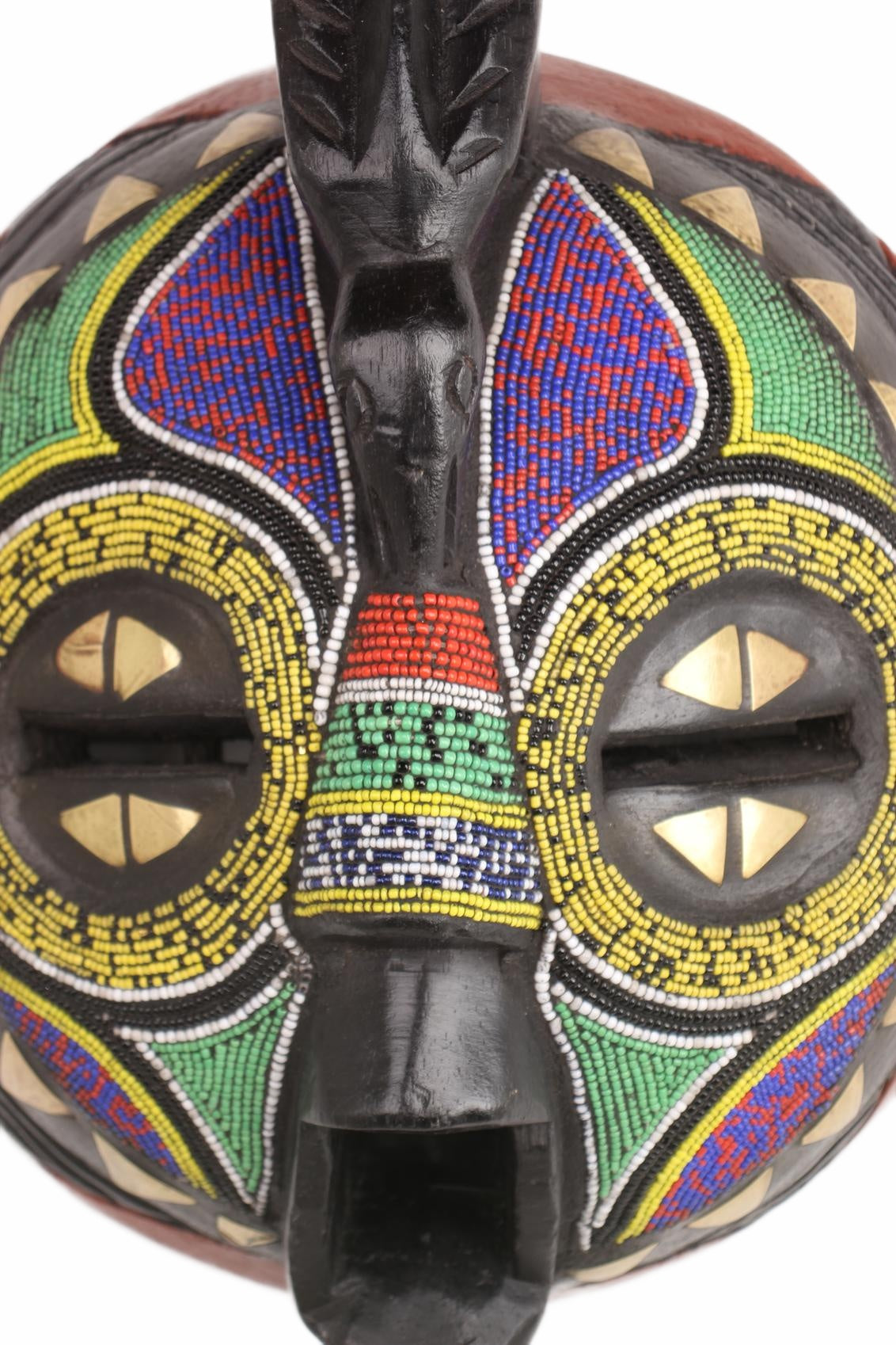 Ashanti Tribe Mask ~13.8" Tall (New 2026) - Masks