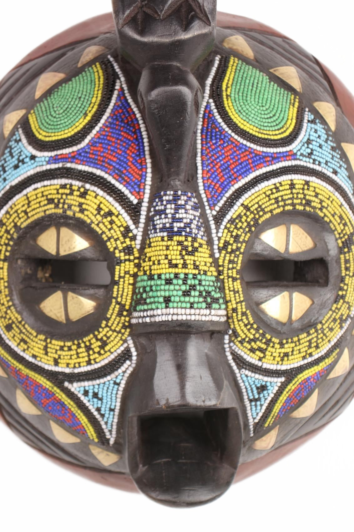 Ashanti Tribe Mask ~13.8" Tall (New 2026) - Masks