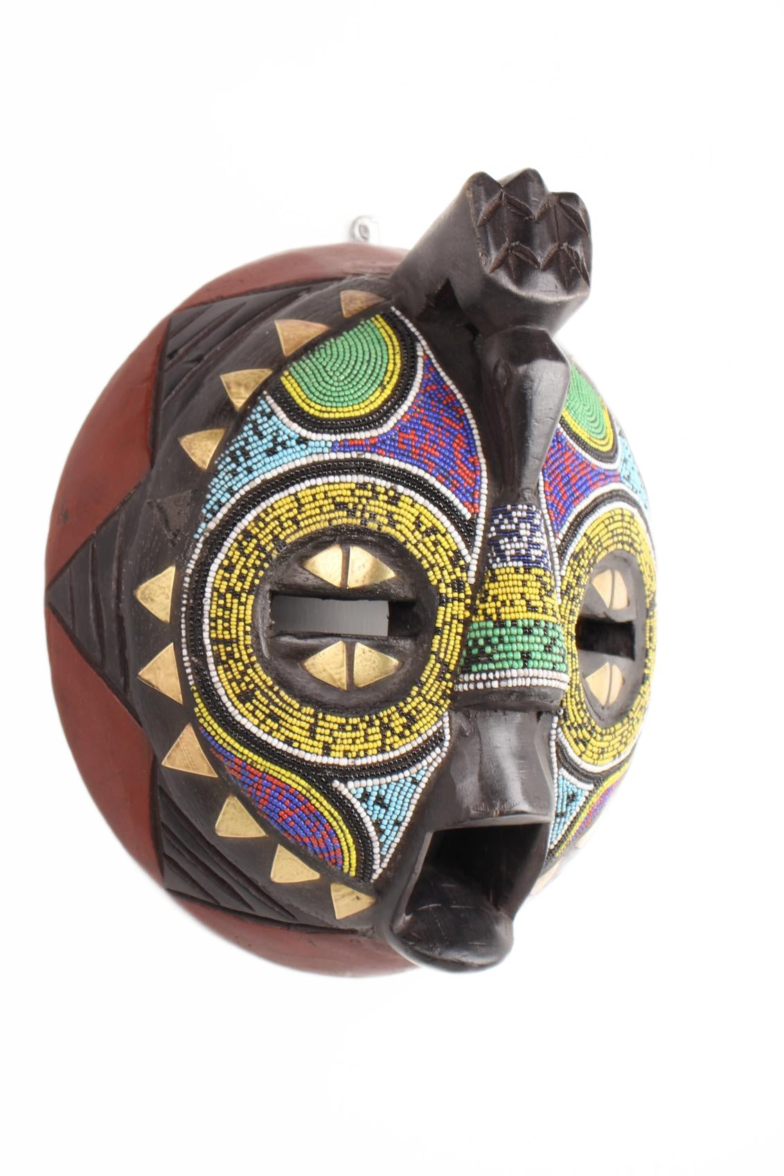 Ashanti Tribe Mask ~13.8" Tall (New 2026) - Masks