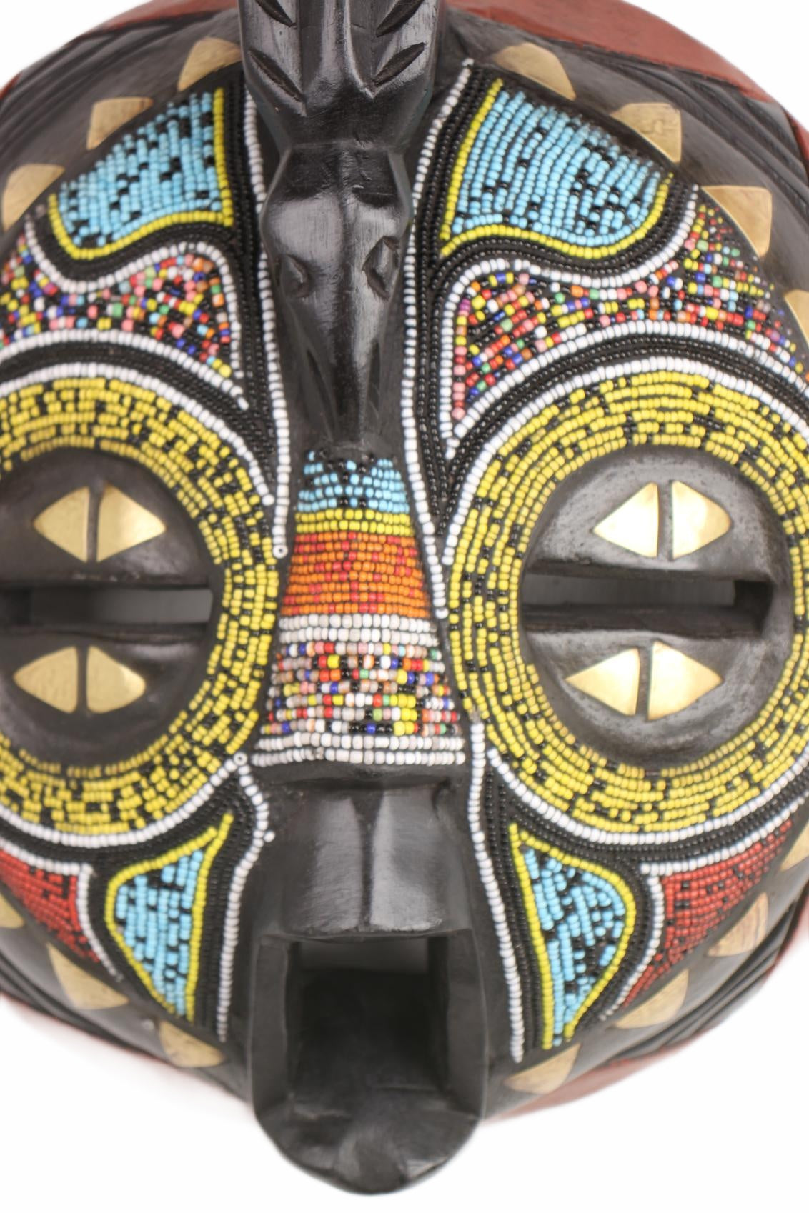 Ashanti Tribe Mask ~13.8" Tall (New 2026) - Masks