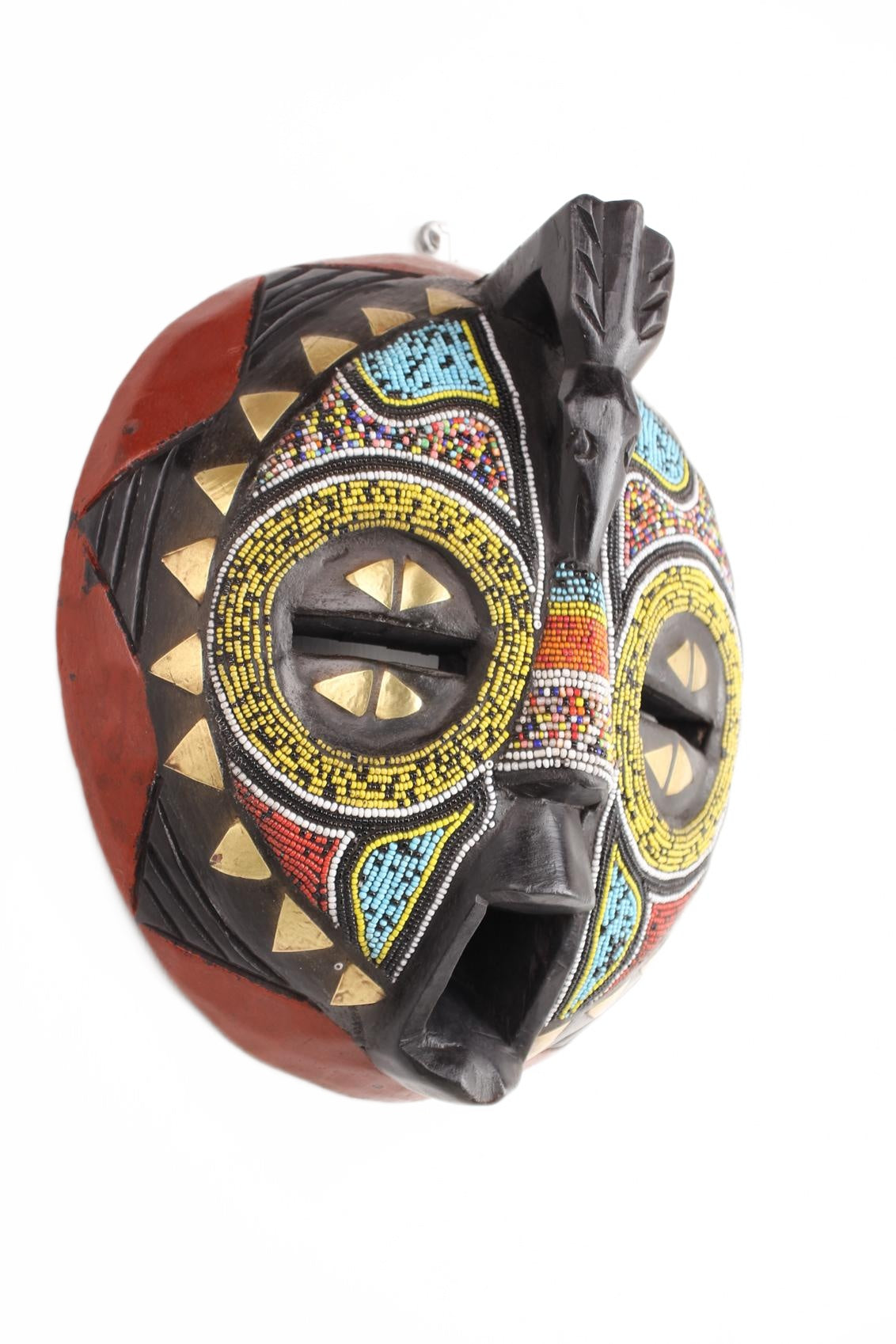 Ashanti Tribe Mask ~13.8" Tall (New 2026) - Masks