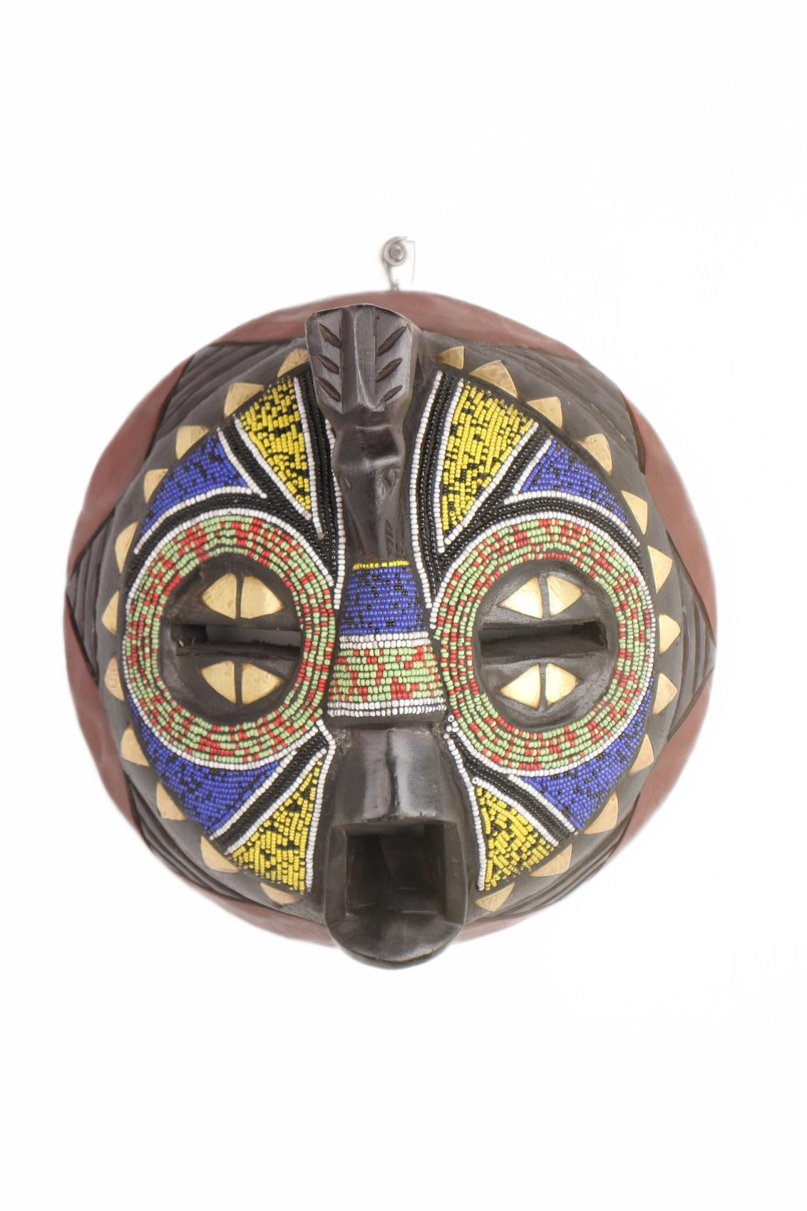 Ashanti Tribe Mask ~13.8" Tall (New 2026) - Masks