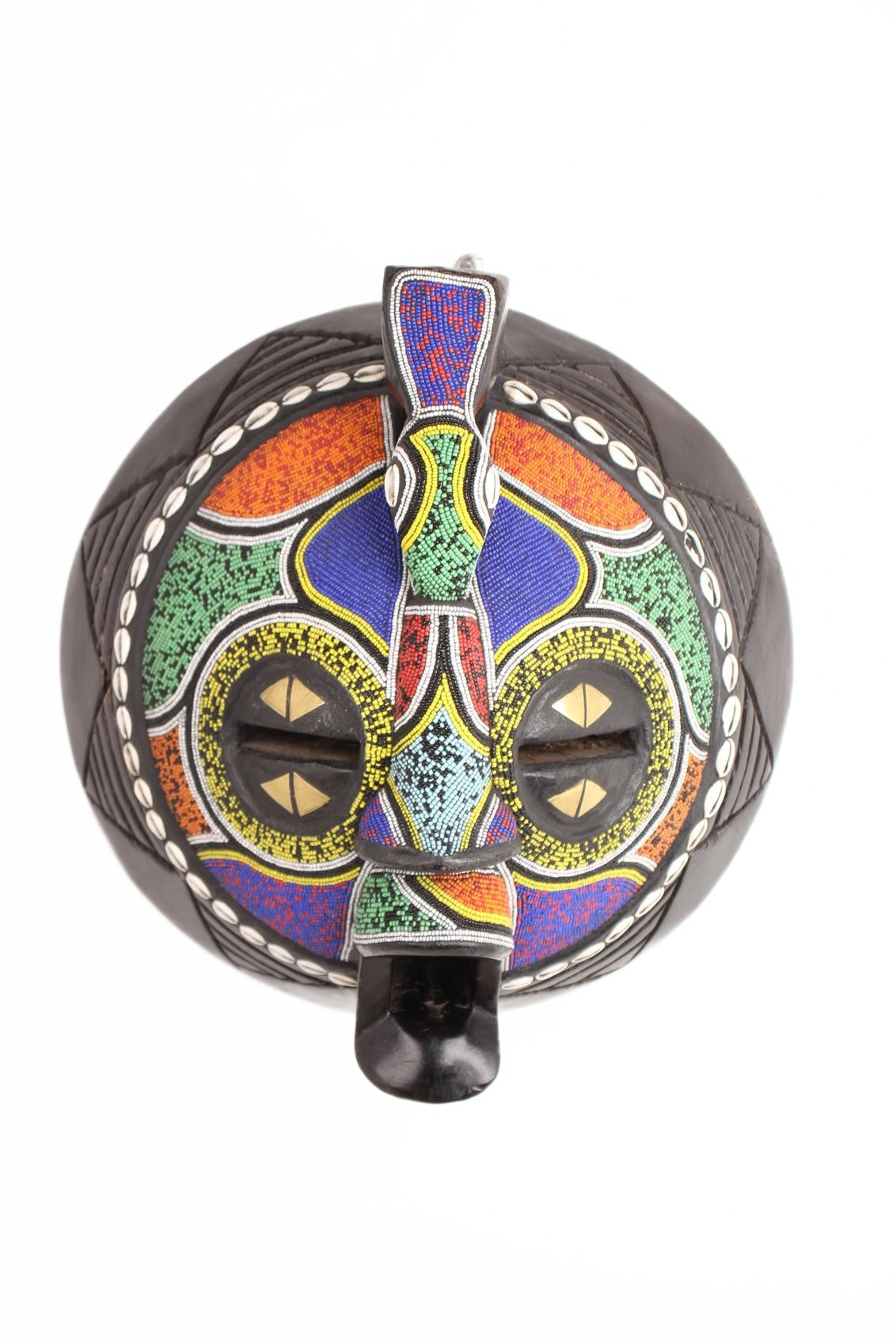 Ashanti Tribe Mask ~17.3" Tall (New 2026) - Masks