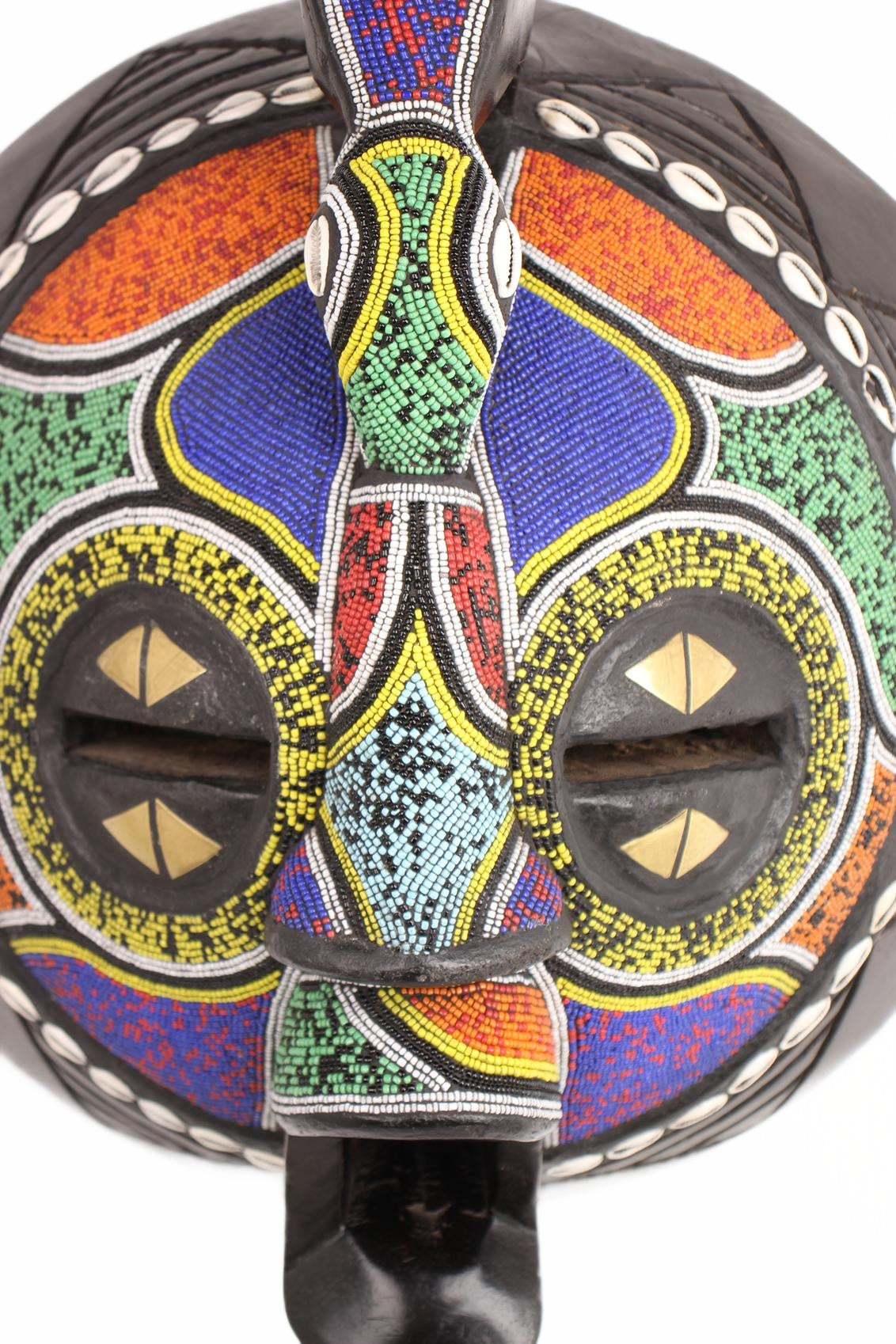 Ashanti Tribe Mask ~17.3" Tall (New 2026) - Masks