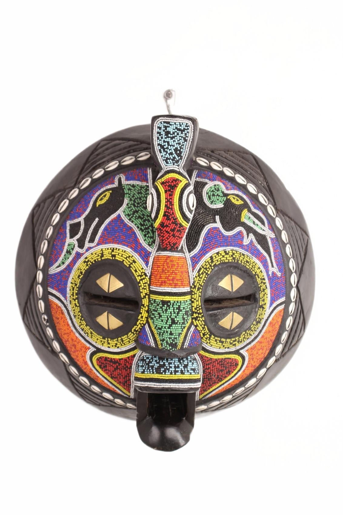 Ashanti Tribe Mask ~17.3" Tall (New 2026) - Masks