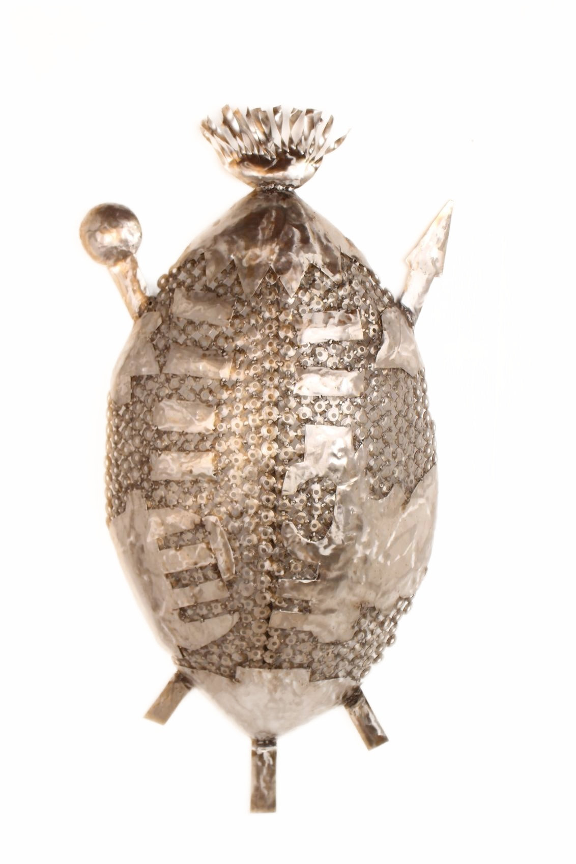 Zulu Tribe Metal Shield ~52.4" Tall (New 2026) - Sculpture & Statuary