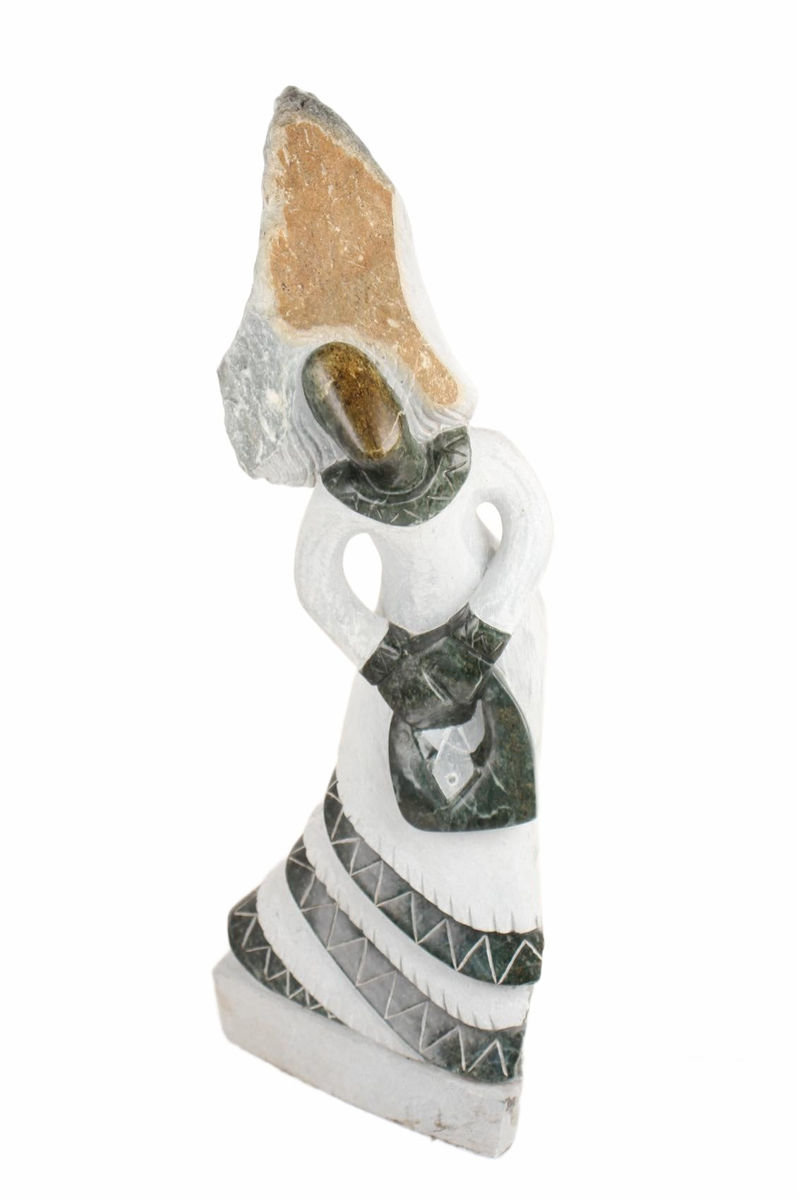 Shona Tribe Springstone Sassy Ladies ~33.1" Tall (New 2026) - Sculpture & Statuary