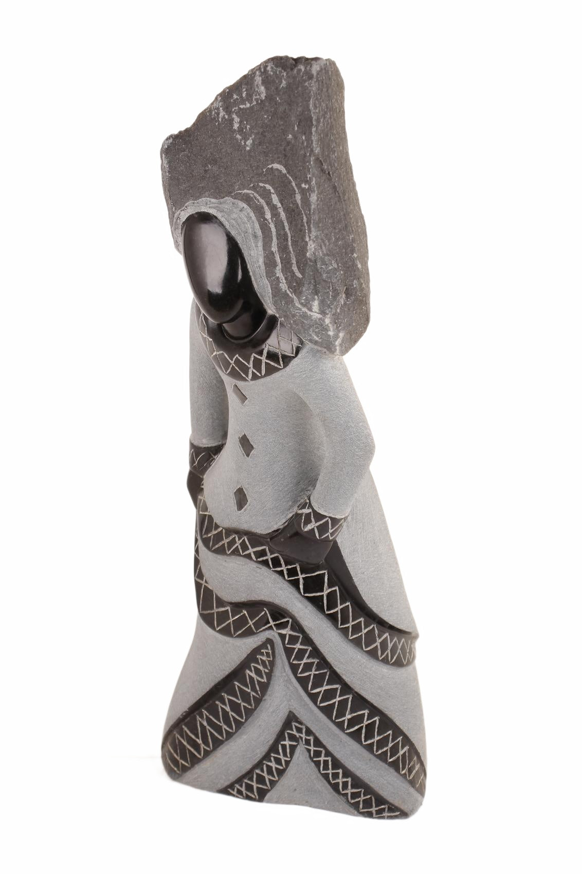 Shona Tribe Springstone Sassy Ladies ~27.6" Tall (New 2026) - Sculpture & Statuary
