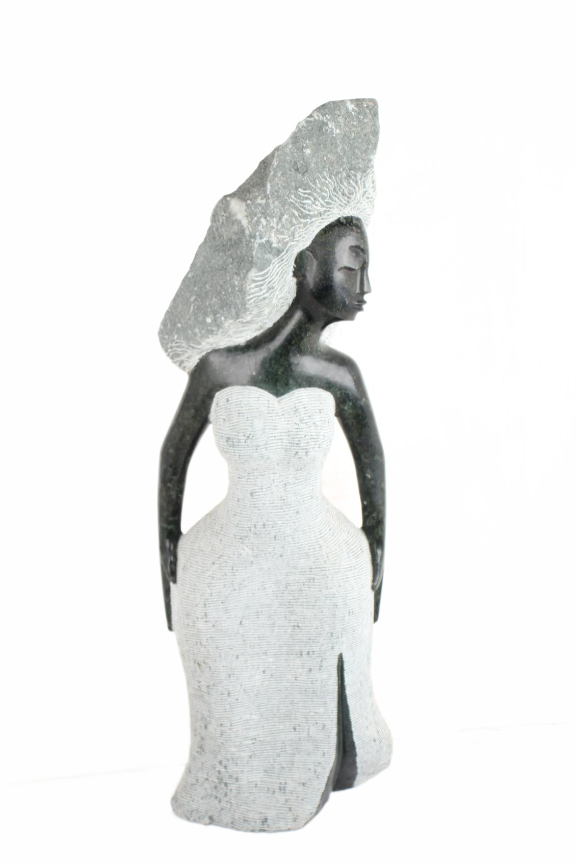 Shona Tribe Springstone Sassy Ladies ~34.3" Tall (New 2026) - Sculpture & Statuary