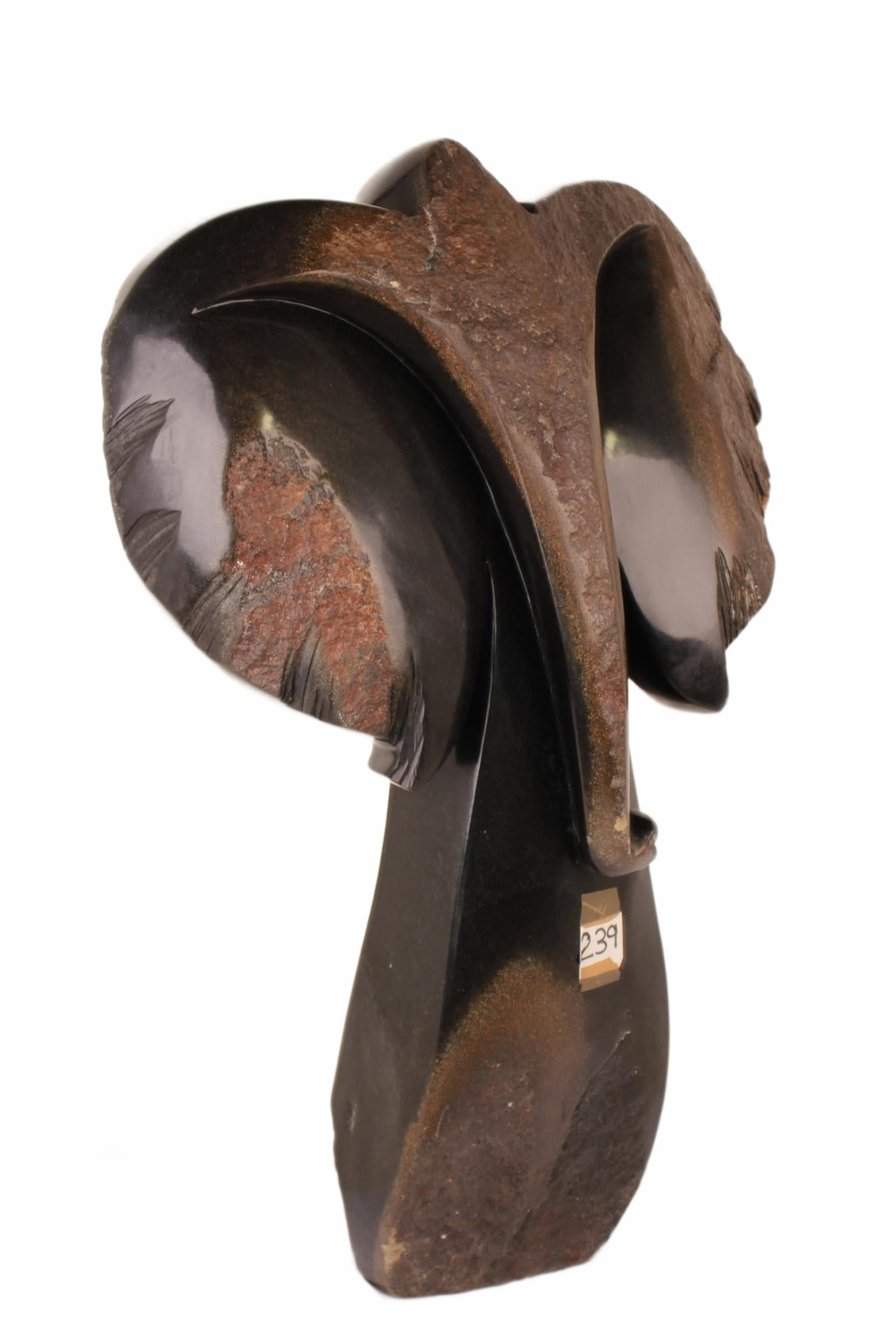 Shona Tribe Springstone Elephant ~36.2" Tall (New 2026) - Sculpture & Statuary