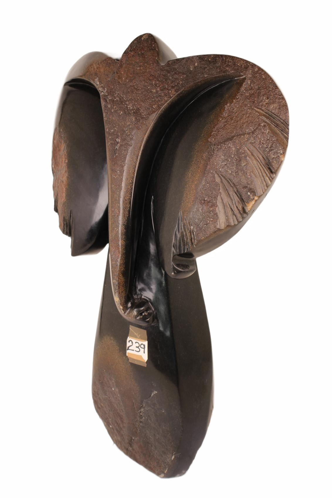 Shona Tribe Springstone Elephant ~36.2" Tall (New 2026) - Sculpture & Statuary