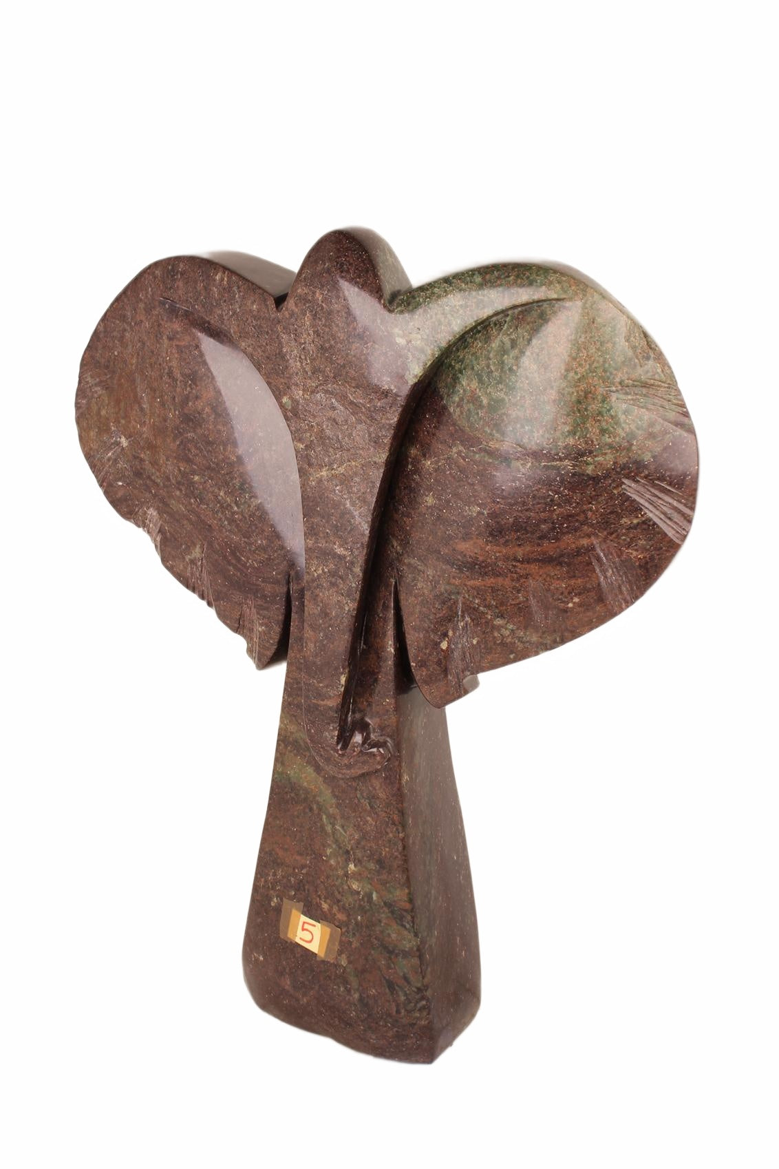 Shona Tribe Rapoko Elephant ~34.6" Tall (New 2026) - Sculpture & Statuary