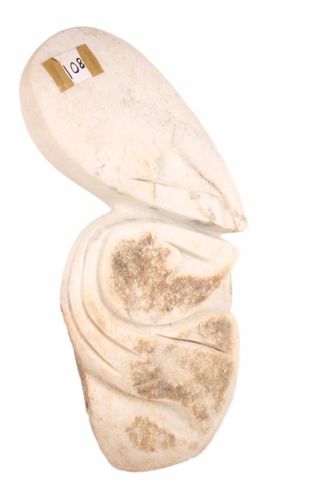 Shona Tribe Dolomite Mother and Child ~29.5" Tall (New 2026) - Sculpture & Statuary