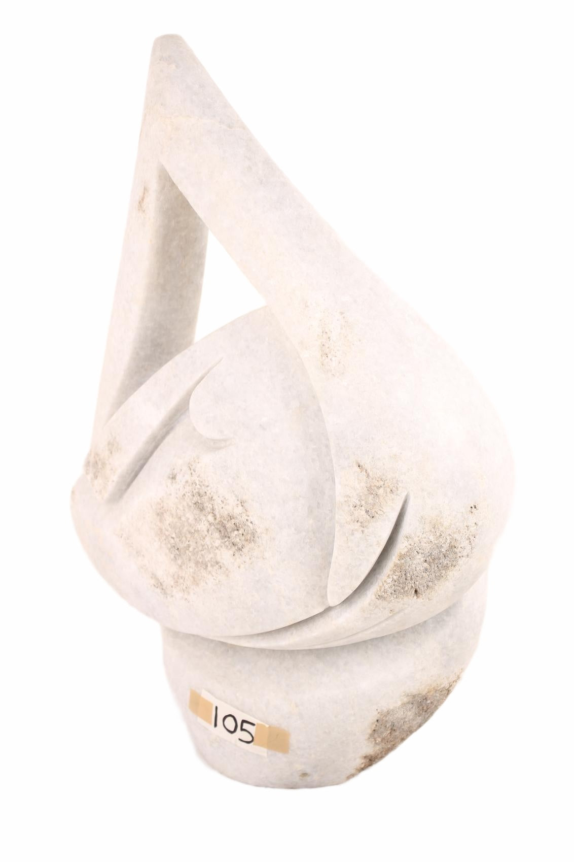 Shona Tribe Dolomite Sculpture ~24.8" Tall (New 2026) - Sculpture & Statuary