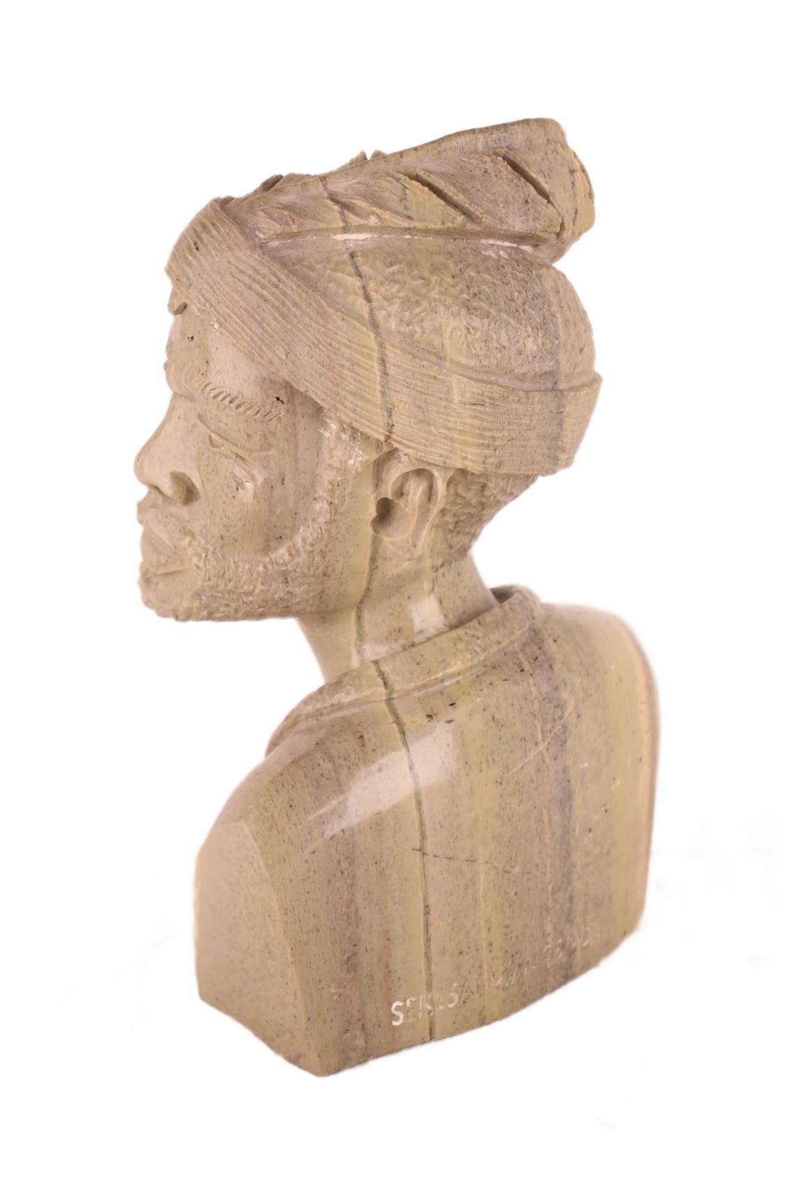 Shona Tribe Butter Jade Head ~10.6" Tall (New 2026) - Sculpture & Statuary