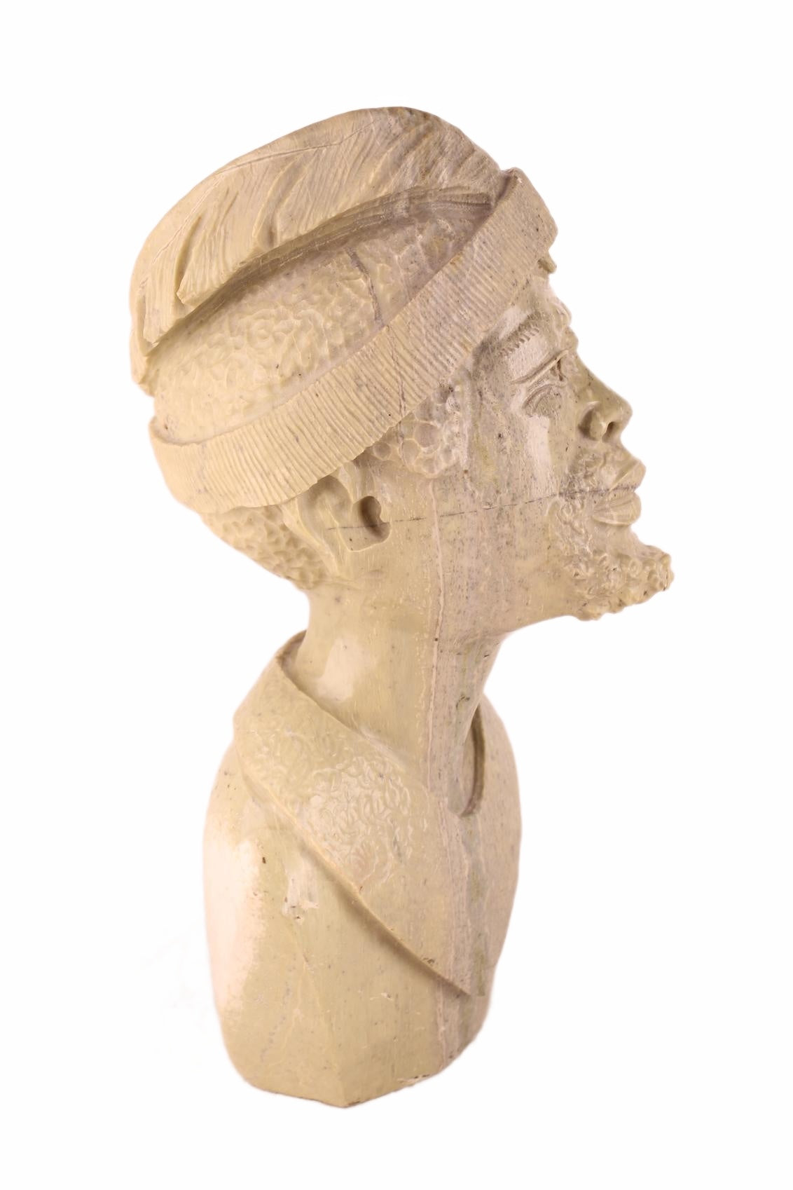 Shona Tribe Butter Jade Head ~11.4" Tall (New 2026) - Sculpture & Statuary