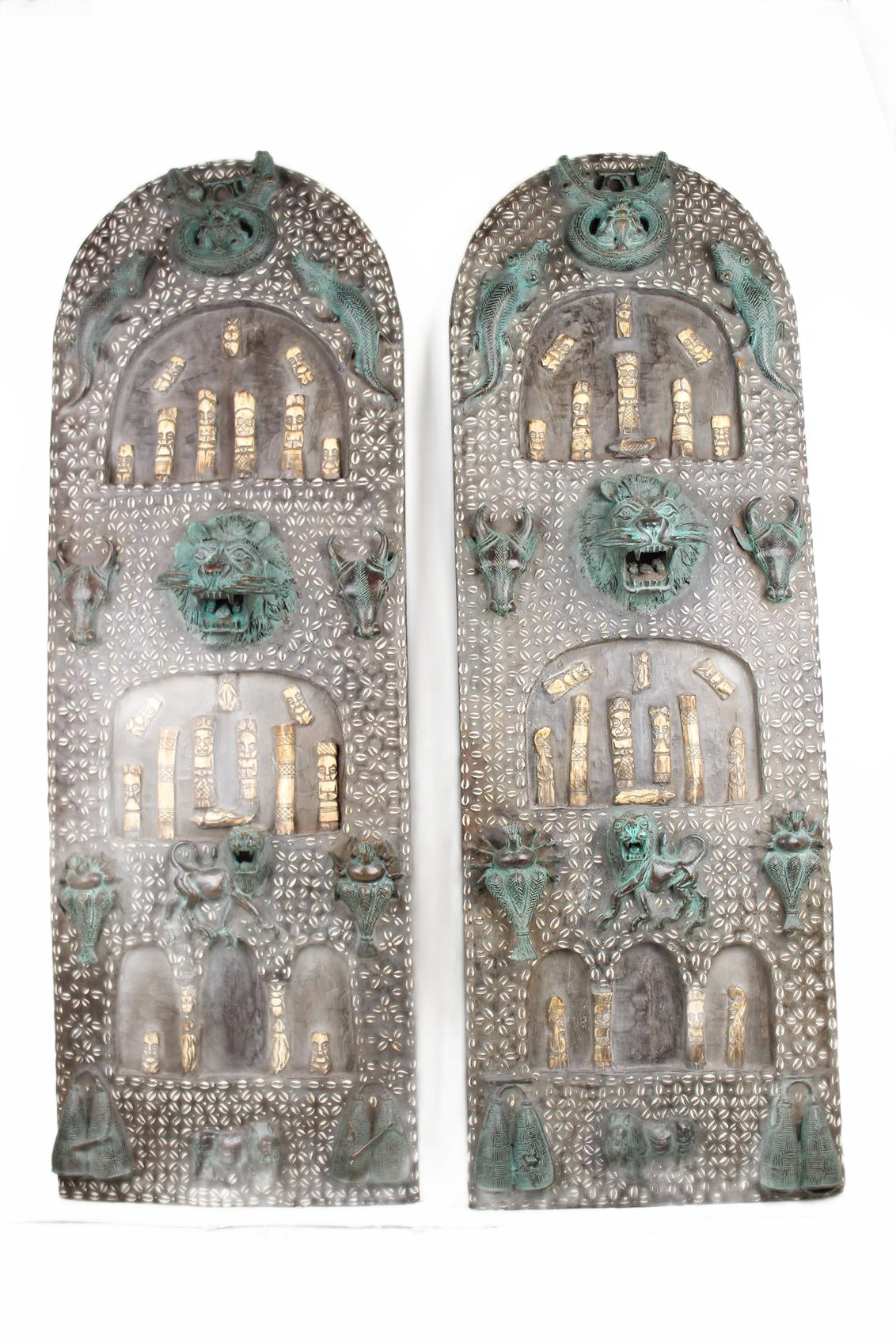 Bamoun Tribe Royal Doors ~78.7" Tall (New 2026)