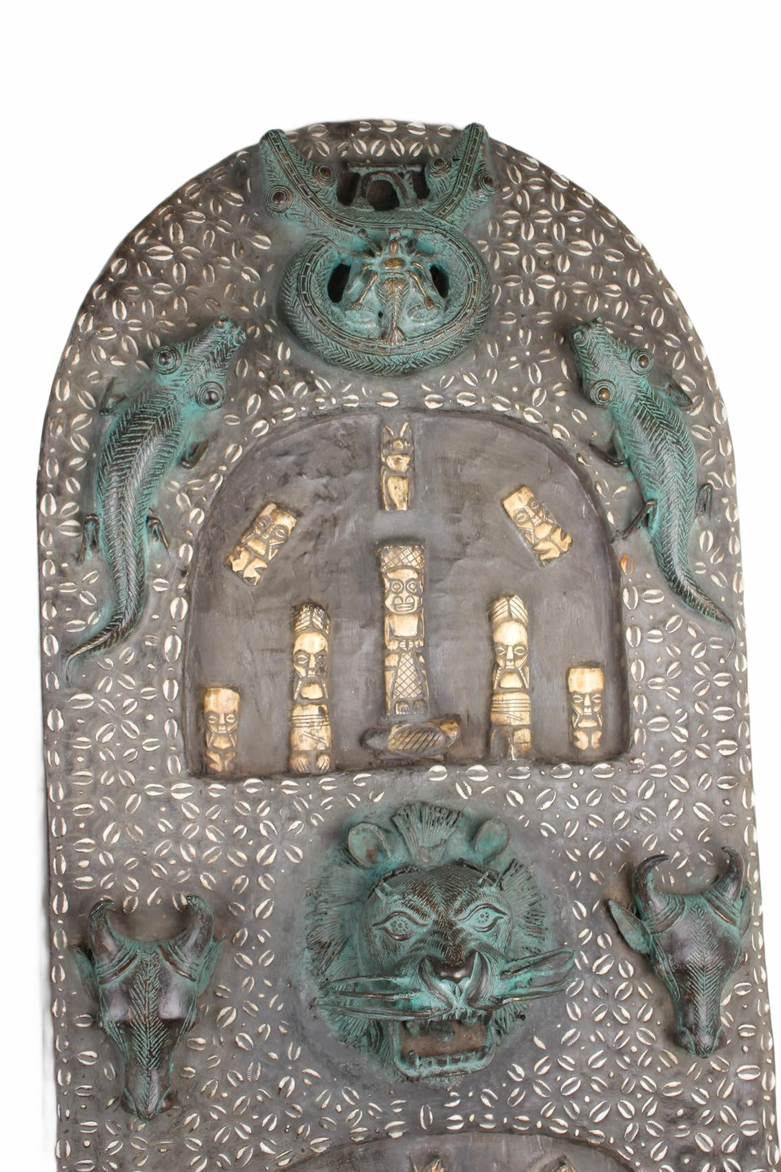 Bamoun Tribe Royal Doors ~78.7" Tall (New 2026) - Wall Art