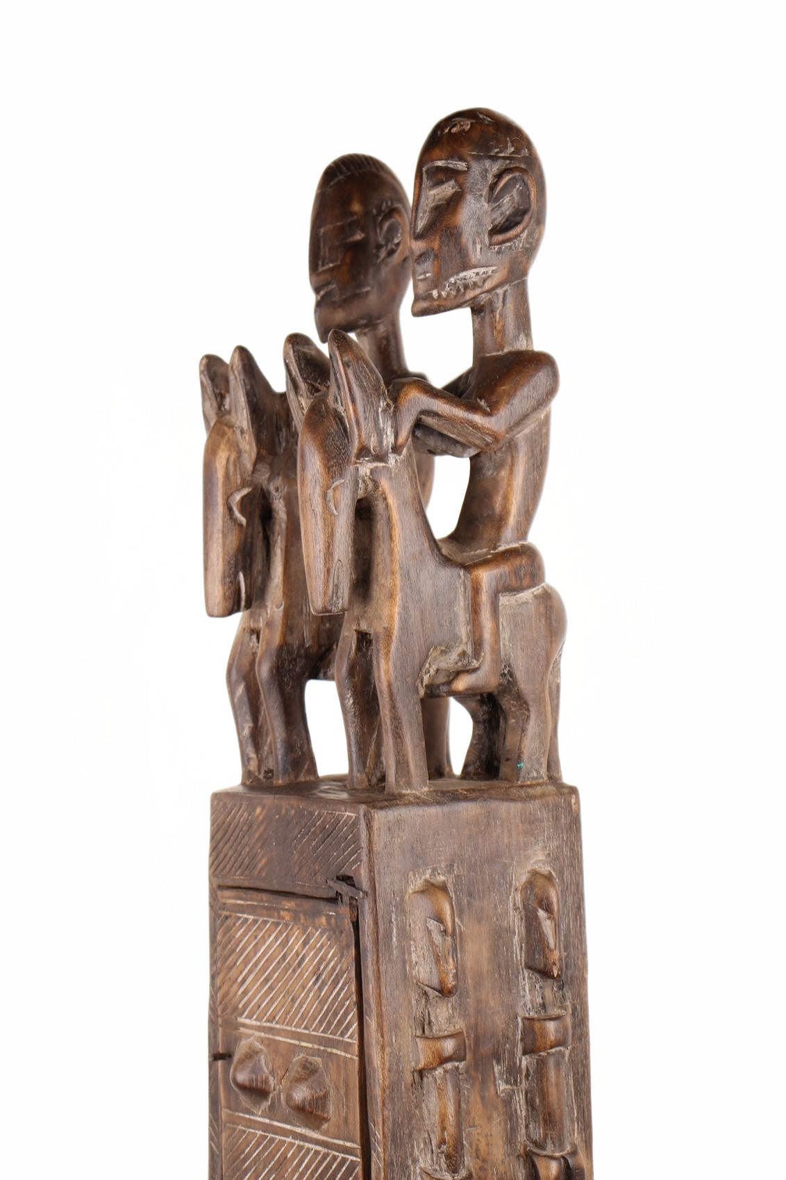Dogon Tribe Jewelry Box ~59.8" Tall (New 2026) - Sculpture & Statuary