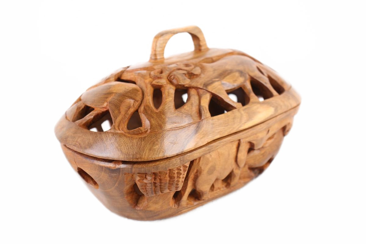Ndebele/Matabele Tribe Motopo Basket ~5.9" Tall (New 2026) - Utilitarian & Ritual Objects