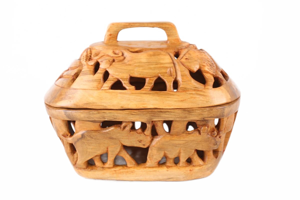 Ndebele/Matabele Tribe Motopo Basket ~8.3" Tall (New 2026) - Utilitarian & Ritual Objects