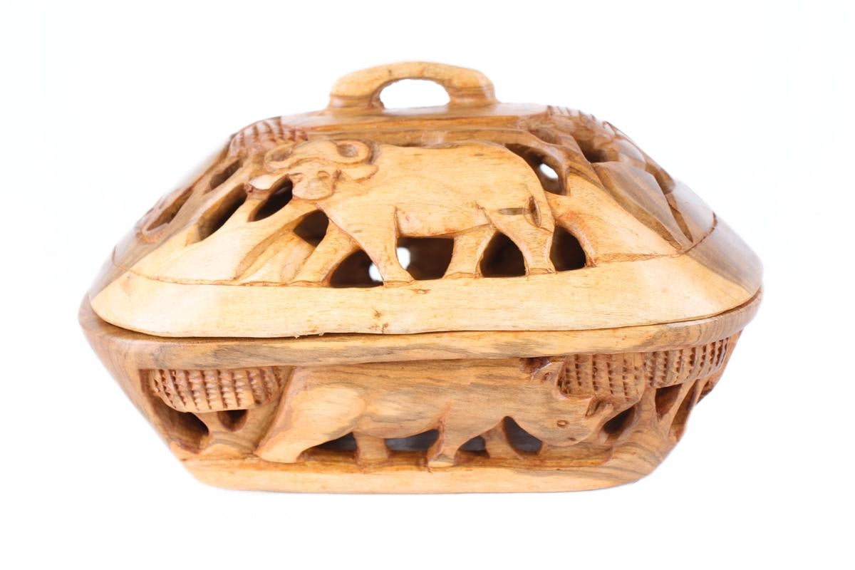 Ndebele/Matabele Tribe Motopo Basket ~7.1" Tall (New 2026) - Utilitarian & Ritual Objects
