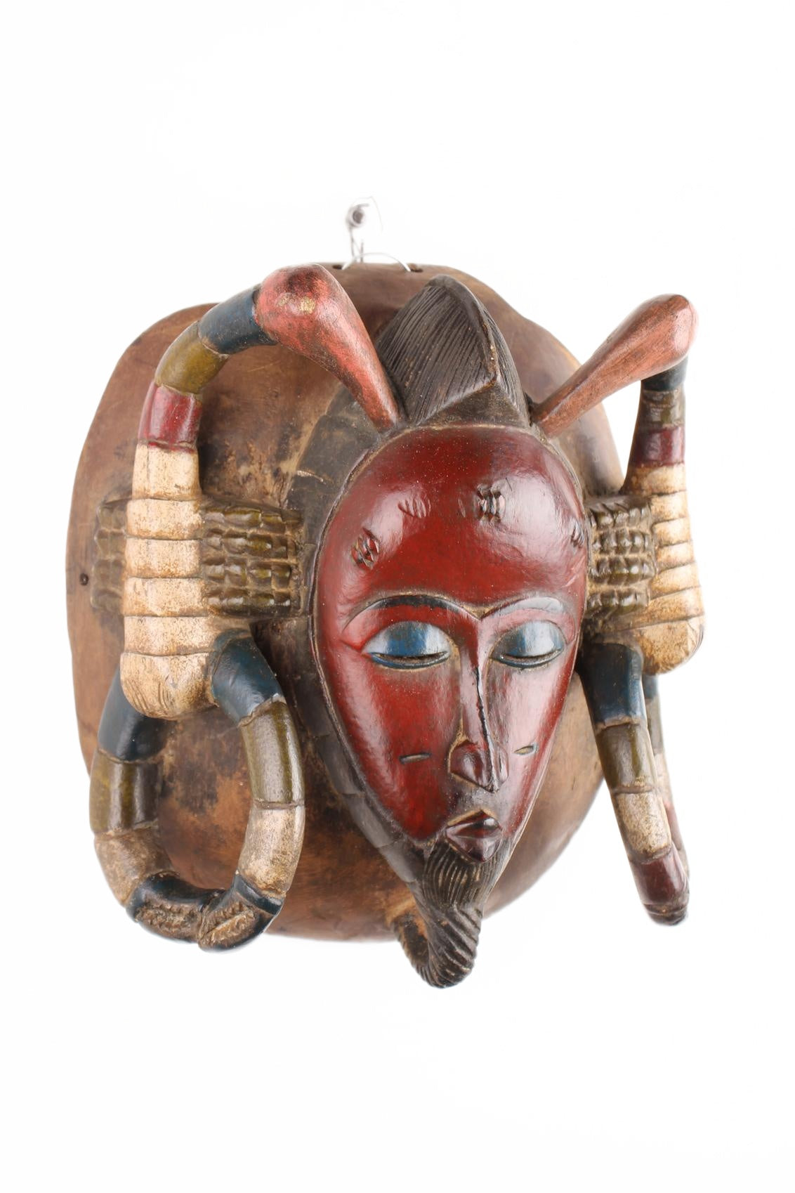 Baule Tribe Mask ~16.1" Tall (New 2026) - Masks