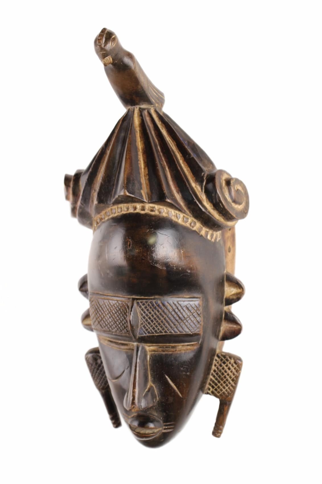 Baule Tribe Mask ~18.9" Tall (New 2026) - Masks