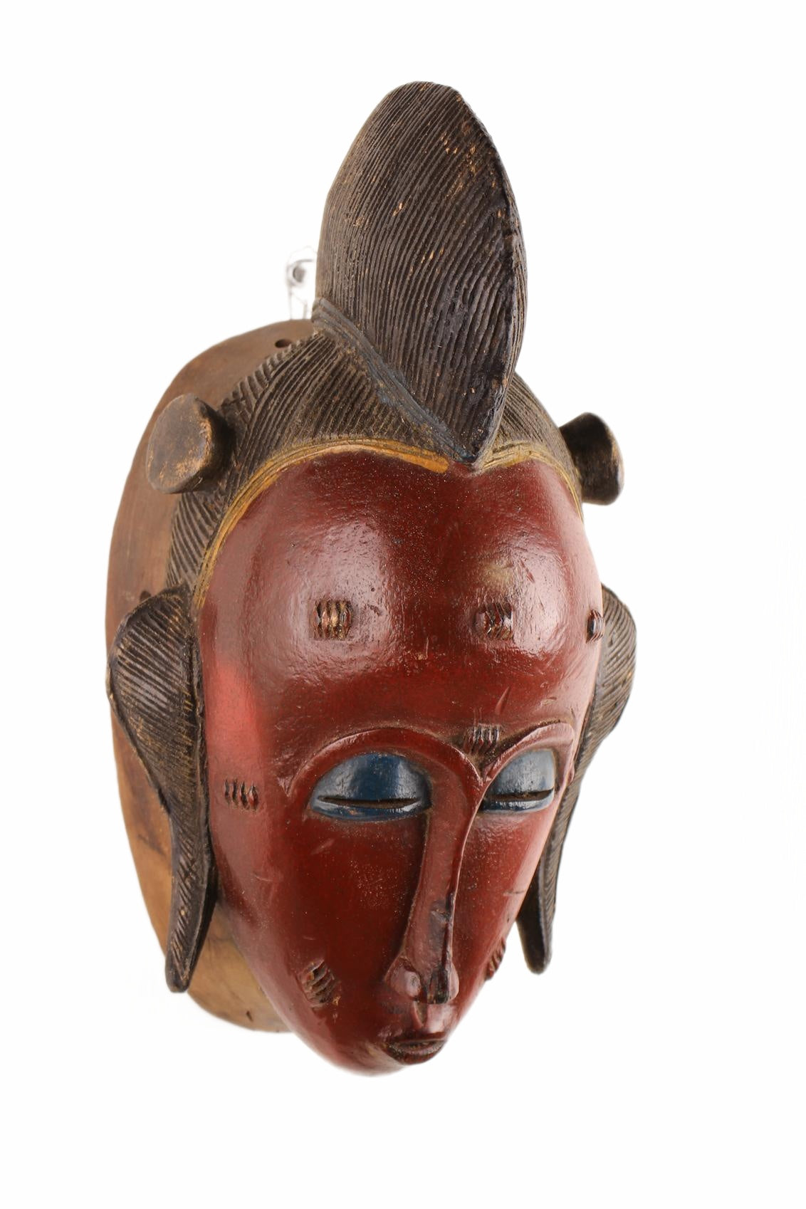 Baule Tribe Mask ~16.9" Tall (New 2026) - Masks