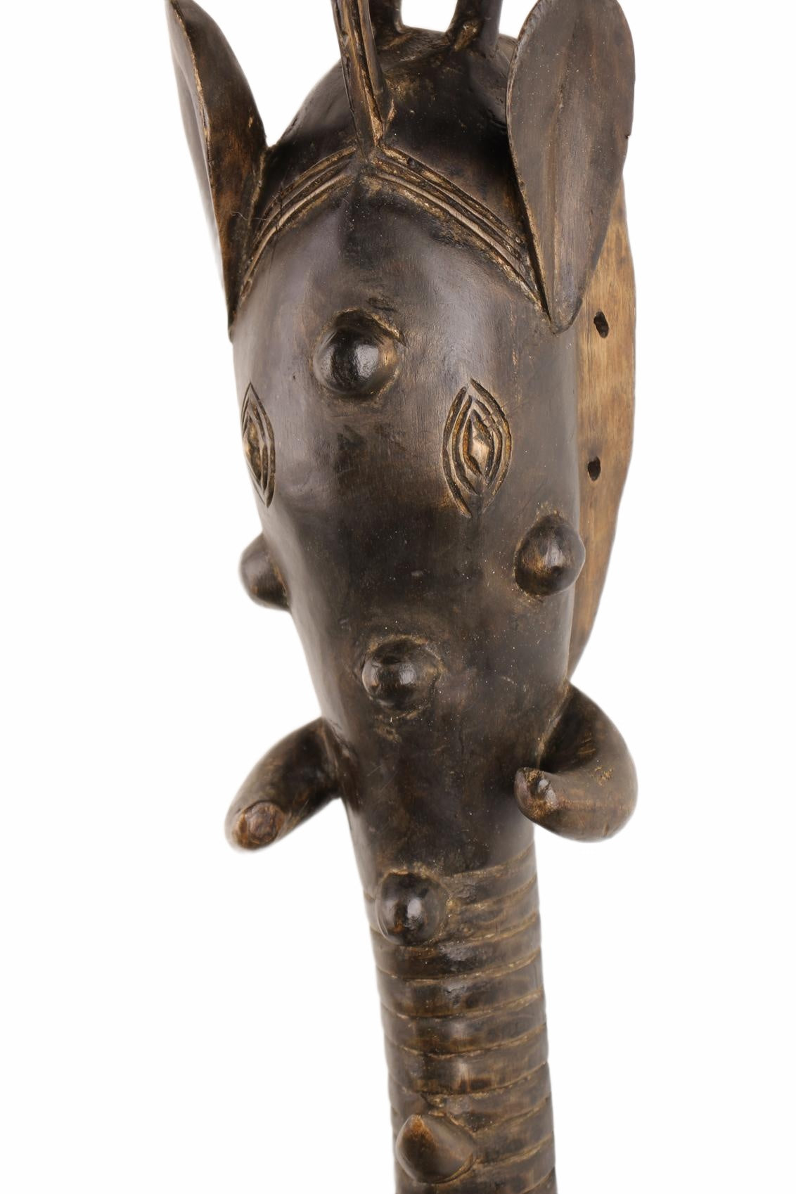 Baule Tribe Elephant Mask ~31.5" Tall (New 2026) - Masks