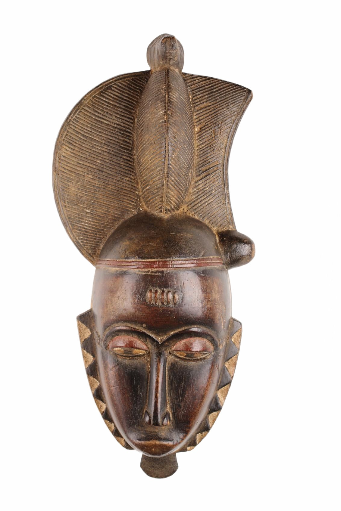 Baule Tribe Mask ~20.1" Tall (New 2026) - Masks
