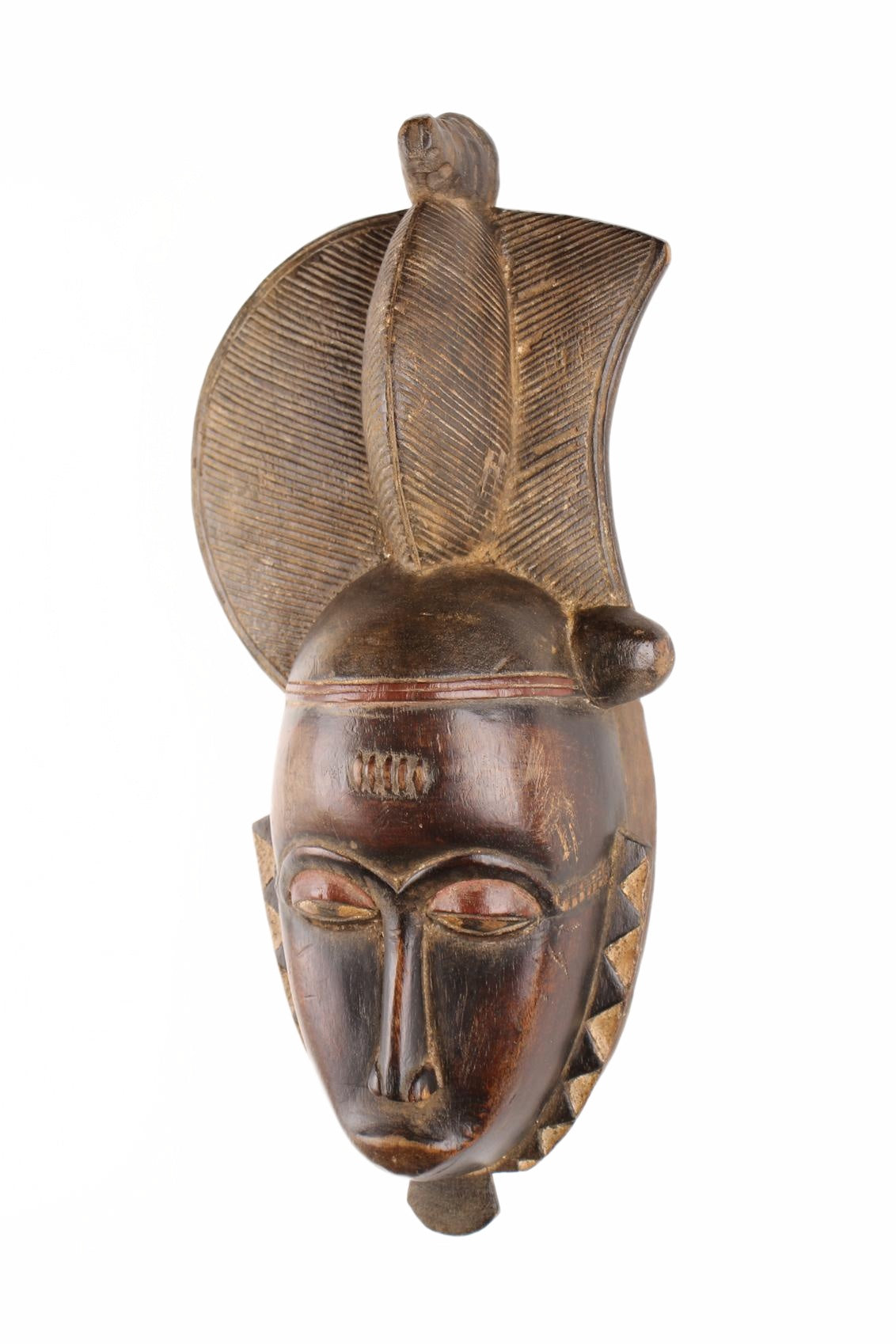 Baule Tribe Mask ~20.1" Tall (New 2026) - Masks