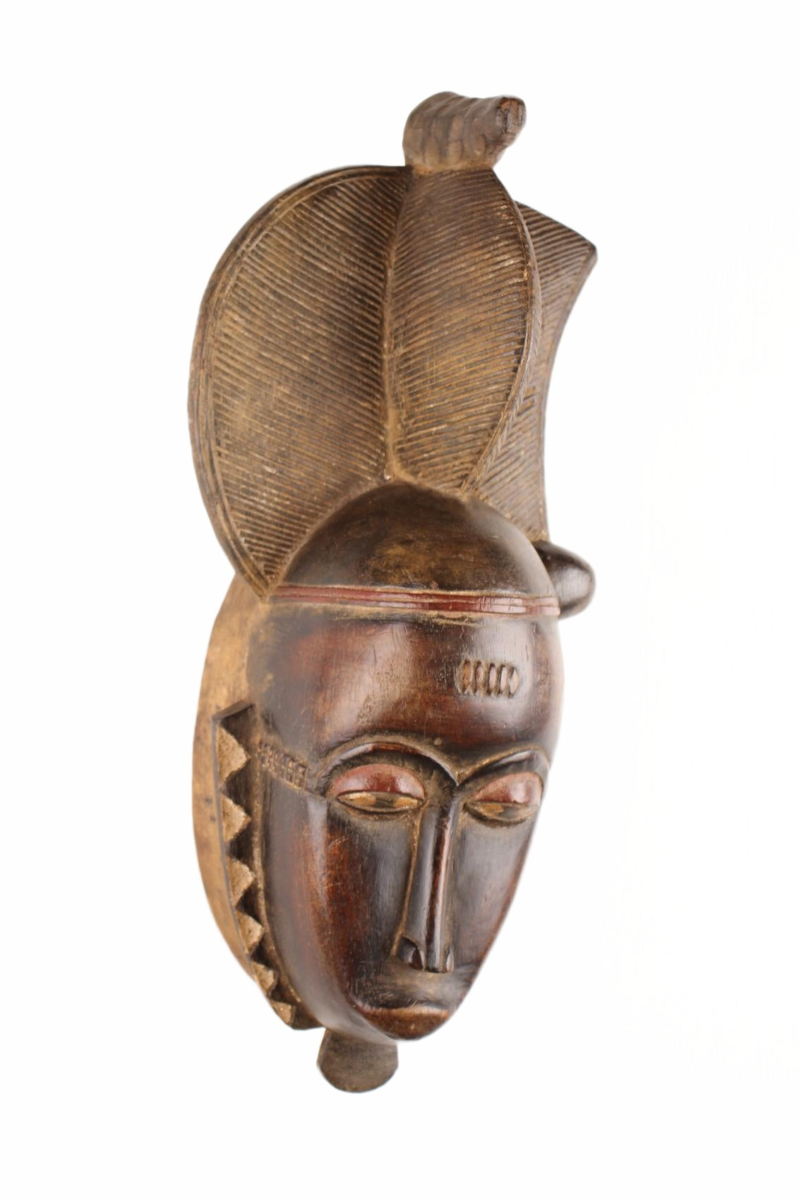Baule Tribe Mask ~20.1" Tall (New 2026) - Masks