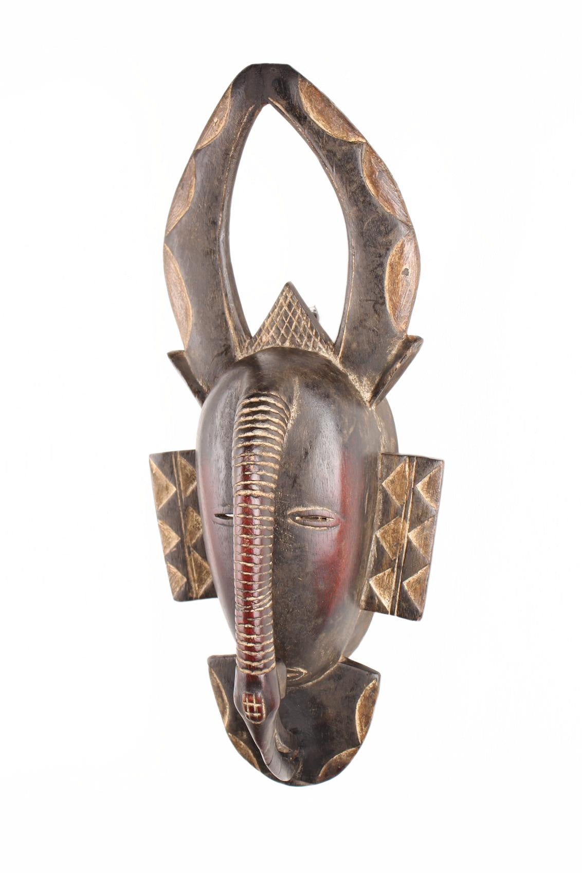 Baule Tribe Mask ~24.4" Tall (New 2026) - Masks